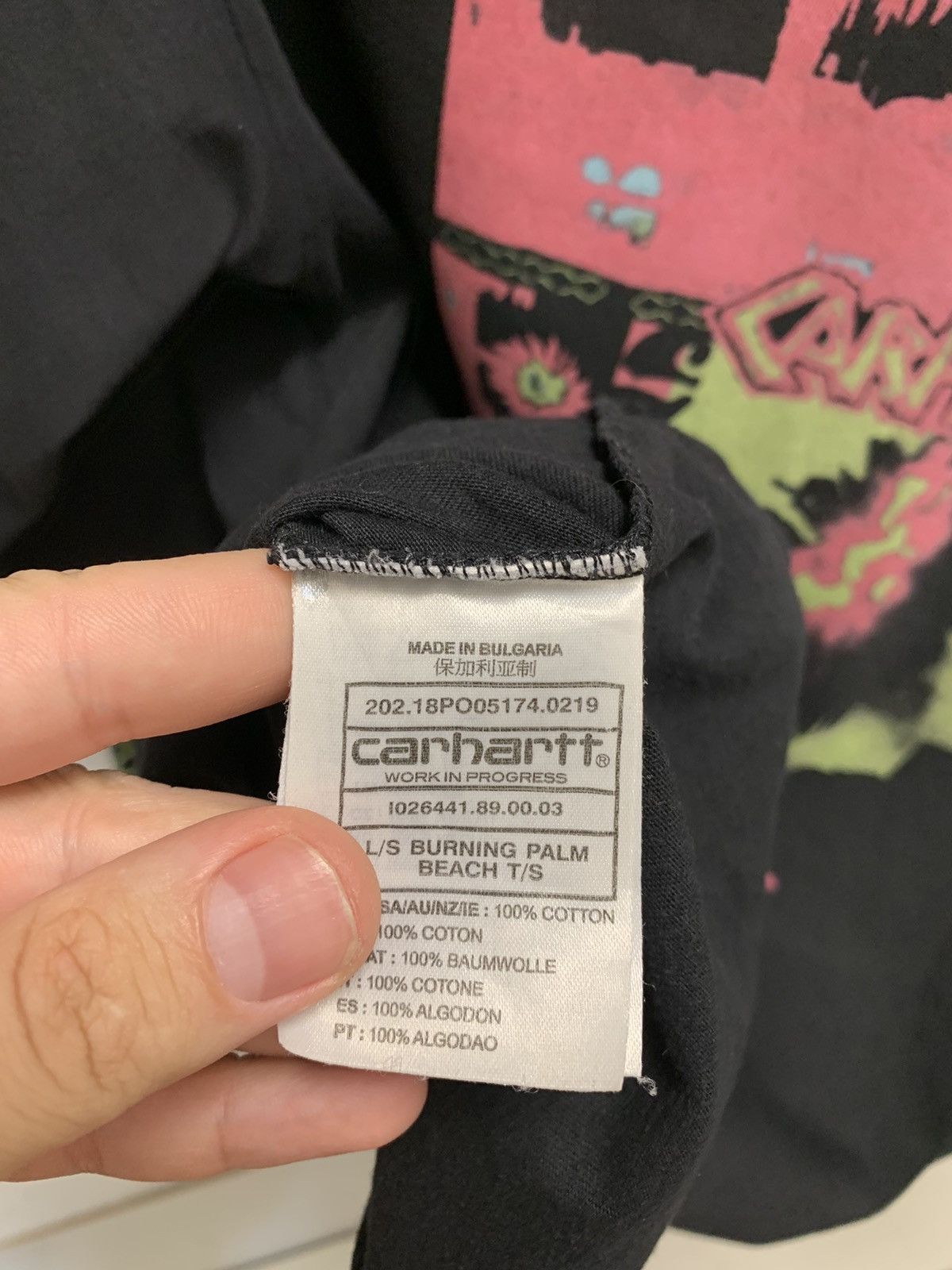 Carhartt Carhartt vintage black longsleeve L dz burning palm Size US L / EU 52-54 / 3 - 8 Thumbnail