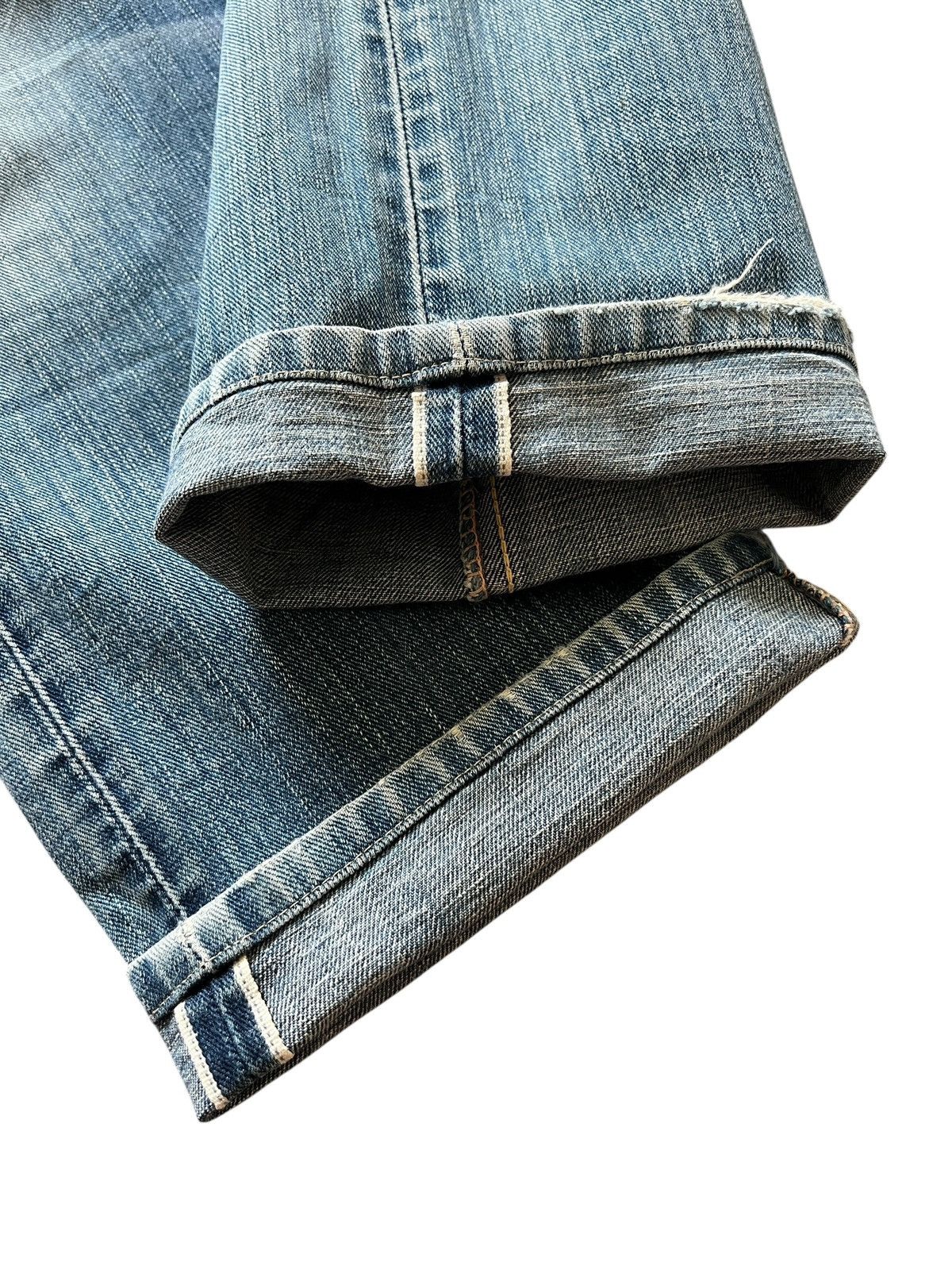 Sugar Cane 1990s Sugar Cane Toyo Enterprise Distressed Selvedge Jeans Size US 31 - 5 Thumbnail