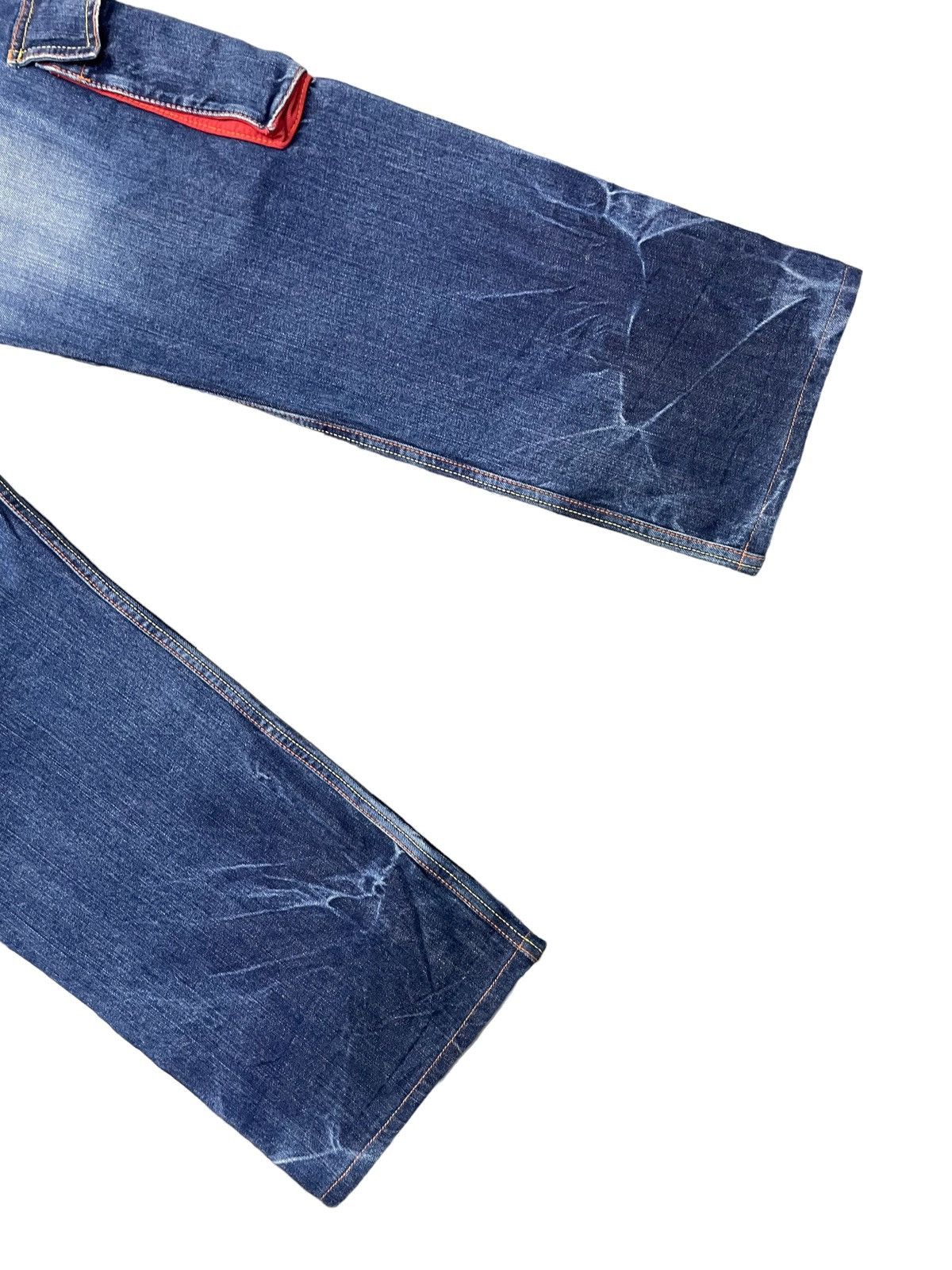 Eternal × Hysteric Glamour Vintage Eternal Japan Boro Cargo Denim With Leather Belted Size US 36 / EU 52 - 14 Thumbnail