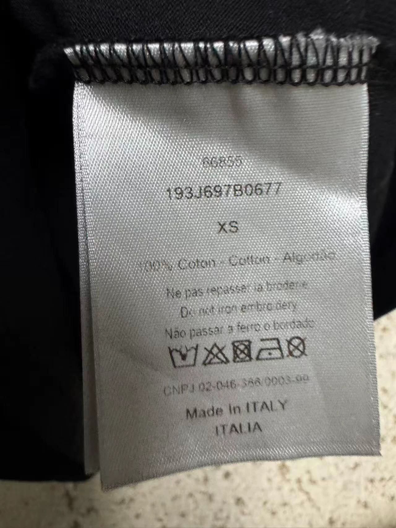 Dior Dior Short Sleeve Tee XS Size XS / US 0-2 / IT 36-38 - 2 Thumbnail