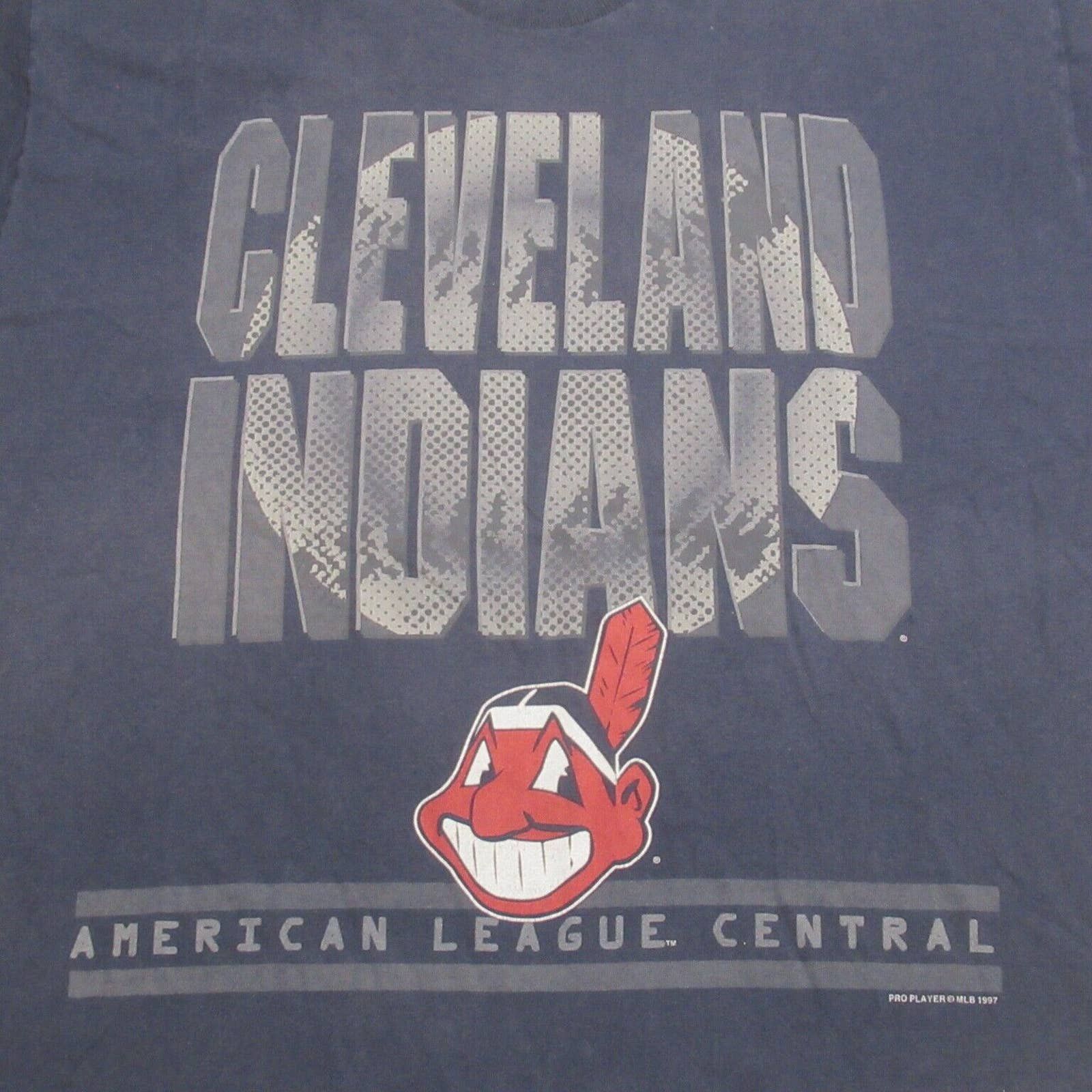 Vintage 90s T-shirt CLEVELAND INDIANS Mlb Baseball Chief Tee 