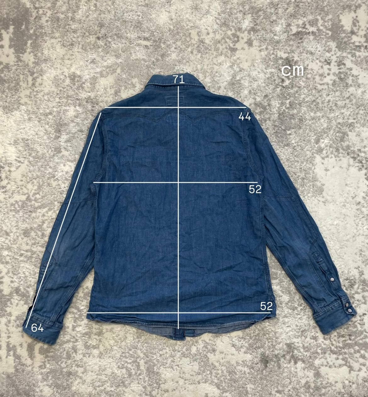 G-Star Vintage G-Star RAW Regular Casual Long Sleeve Denim Shirt Size US L / EU 52-54 / 3 - 14 Thumbnail