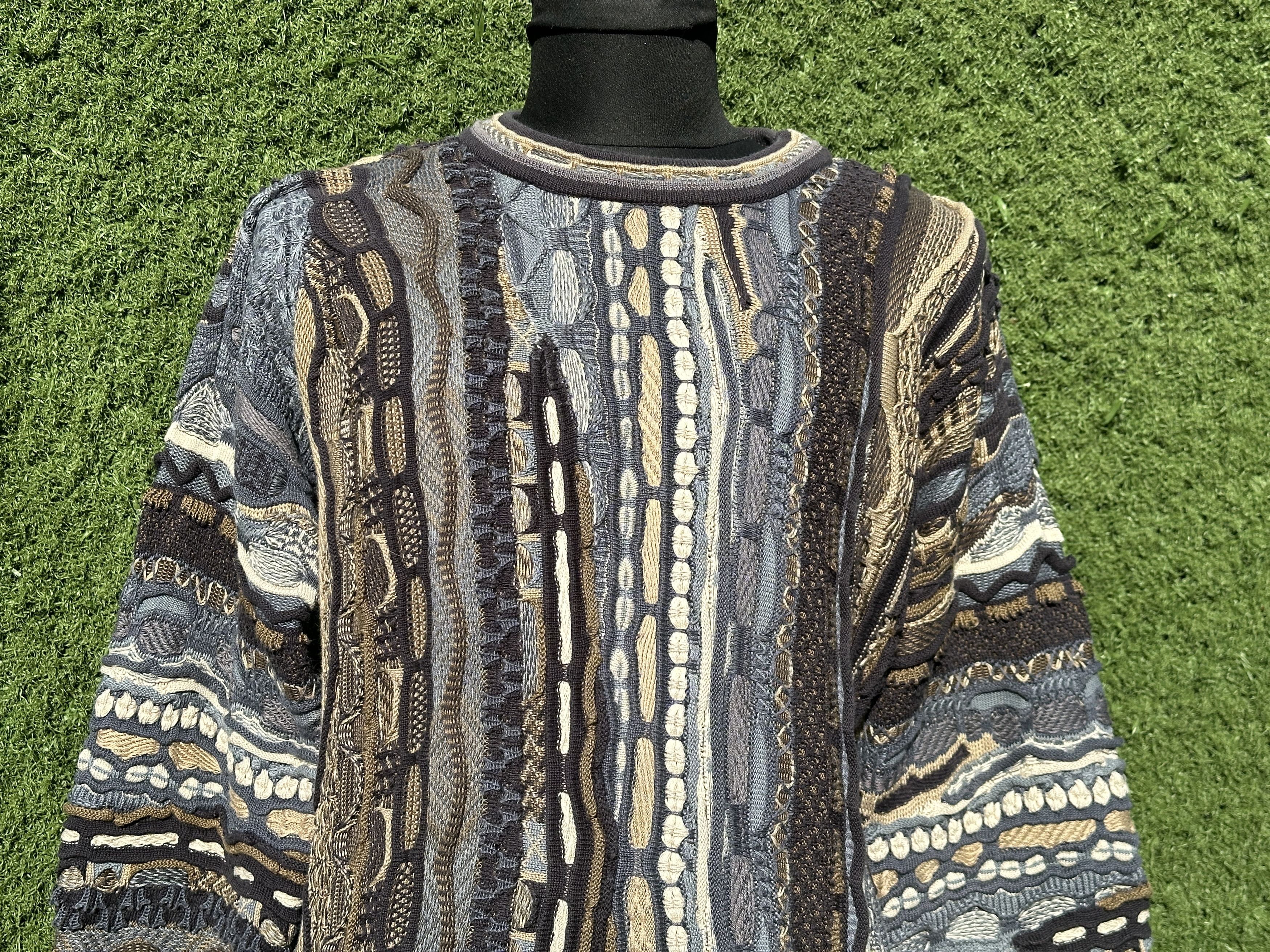 Tundra Canada Tundra 3D Textured Pattern Knit Pullover Sweater Size XL Size US XL / EU 56 / 4 - 2 Thumbnail