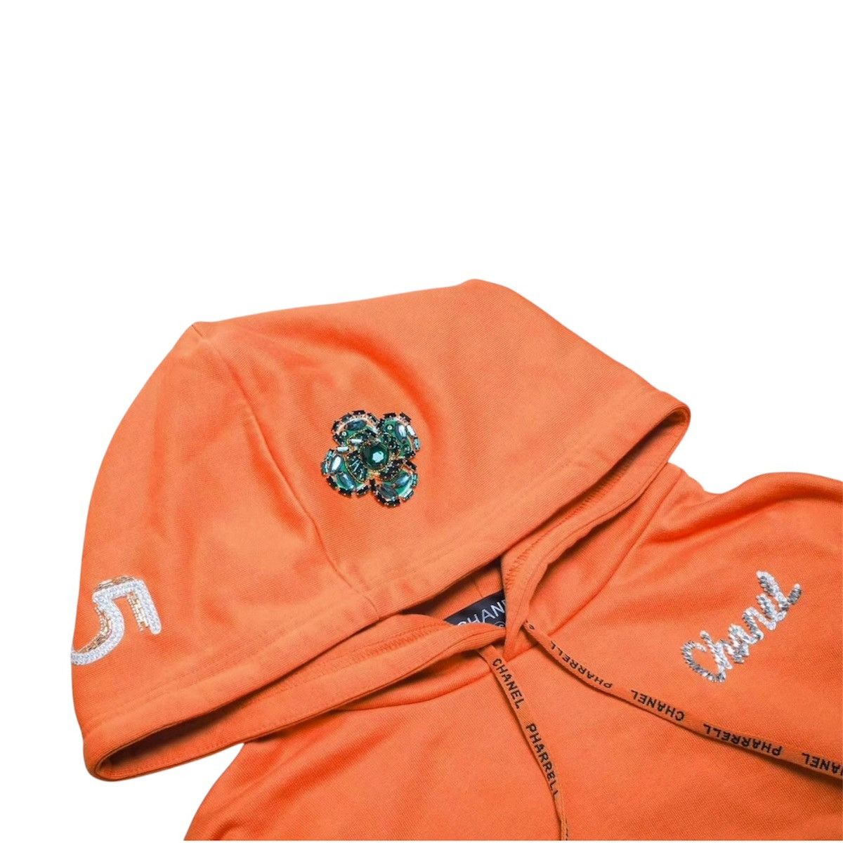 Chanel Chanel x Pharrell Williams M Embroidered Orange Logo Hoodie Size US M / EU 48-50 / 2 - 3 Thumbnail