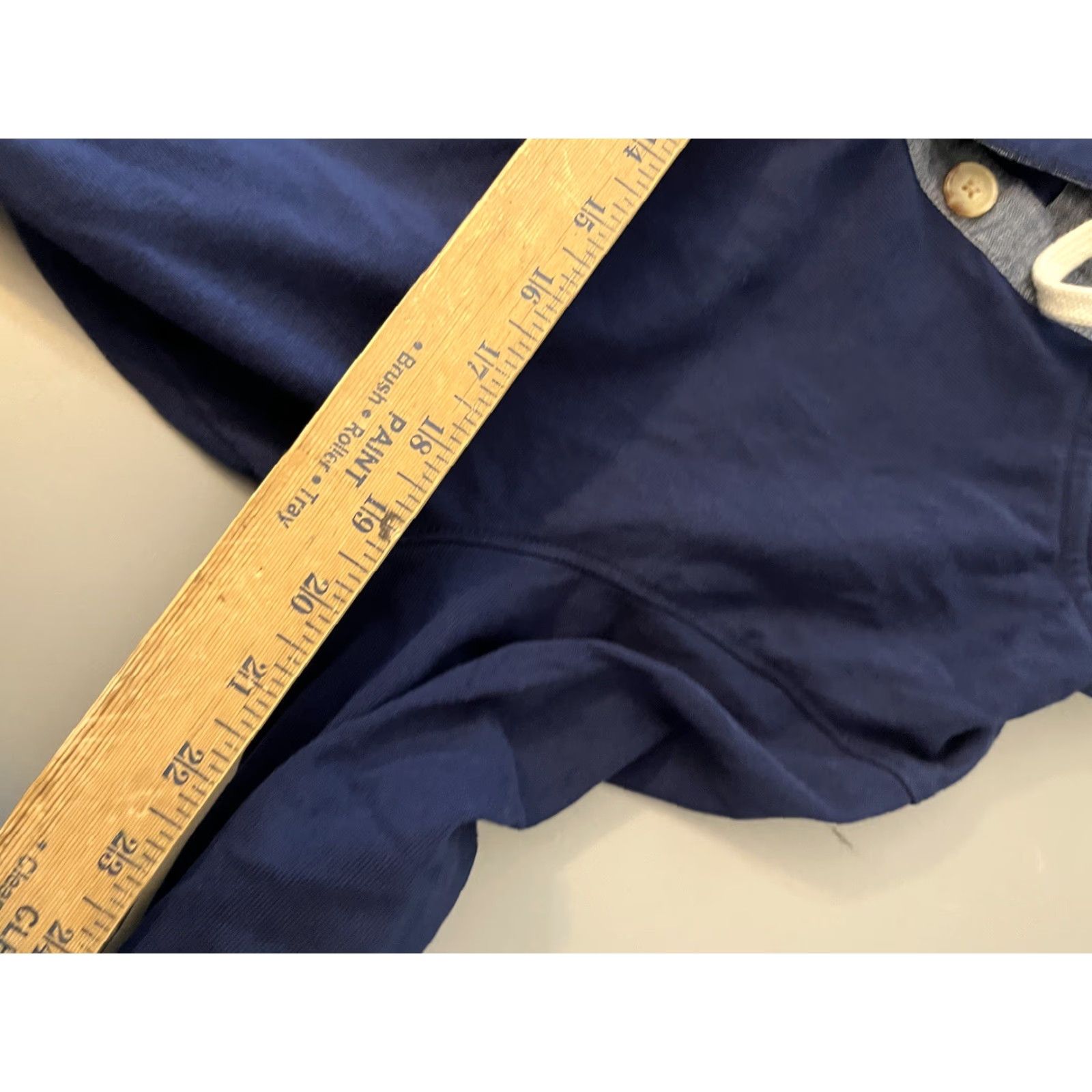 Lands' End Lands End Womens Hoodie Navy Pullover Hooded M 10-12 Sweats Hoodie Sweatshirt Classic Outdoor Activewear Mens Womens Girls Size M / US 6-8 / IT 42-44 - 5 Thumbnail