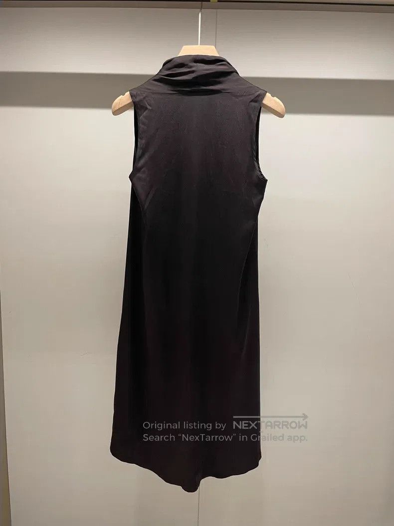 Brunello Cucinelli Brunello Cucinelli Dark Brown Wool Silk Two Piece Dress Size XS / US 0-2 / IT 36-38 - 4 Thumbnail