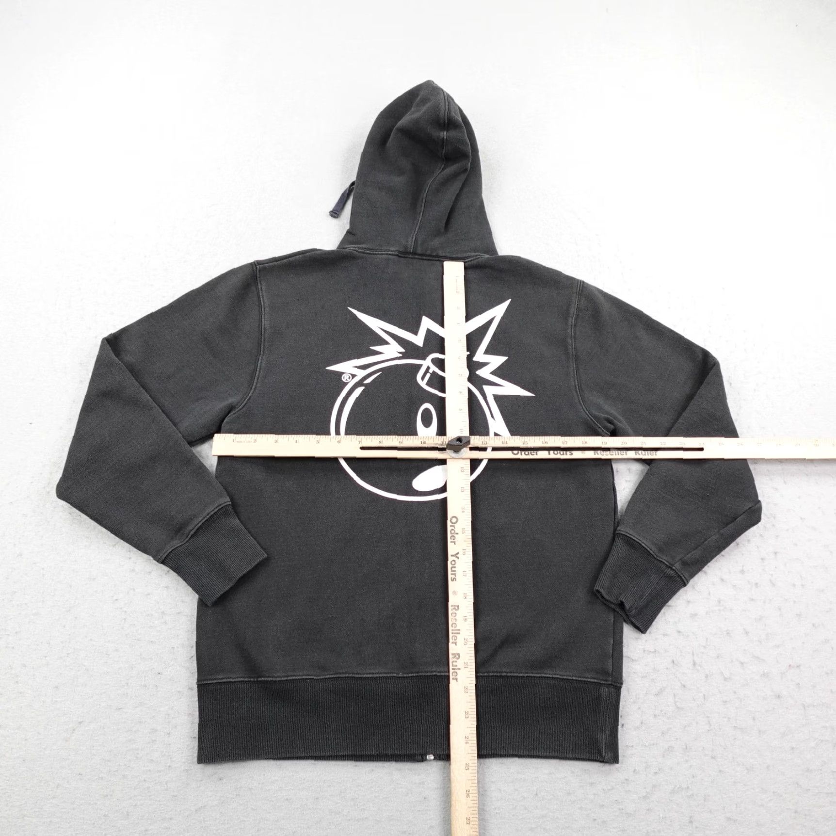 The Hundreds The Hundreds Hoodie Mens S Black White Adam Bomb Full Zip Up Sweatshirt Size US S / EU 44-46 / 1 - 6 Thumbnail