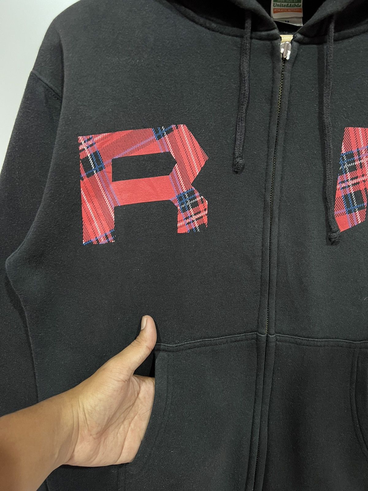 Japanese Brand 🔥 ROOT FIVE SWEATER HOODED BLACK BIG LOGO Size US M / EU 48-50 / 2 - 5 Thumbnail