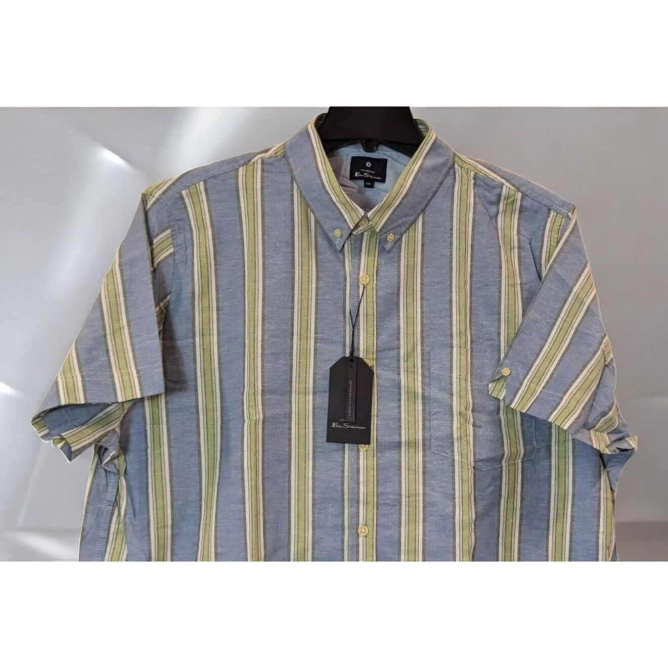 Ben Sherman Ben Sherman Mens Casual Button-Down Stretch Shirt NEW 2XL Size US XXL / EU 58 / 5 - 9 Thumbnail