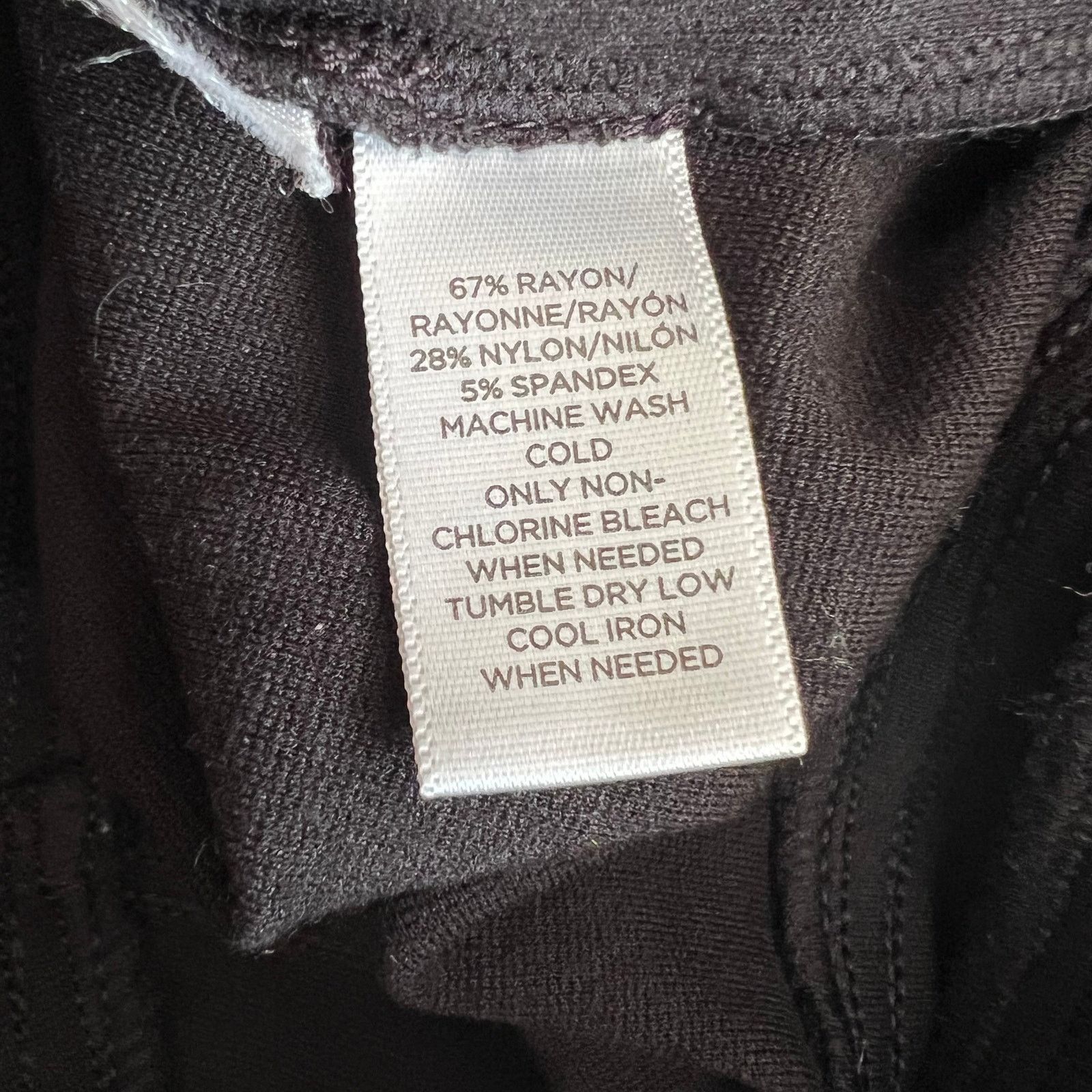 Ann Taylor Ann Taylor Loft Black Legging Pants, S Size 30" / US 8 / IT 44 - 9 Thumbnail