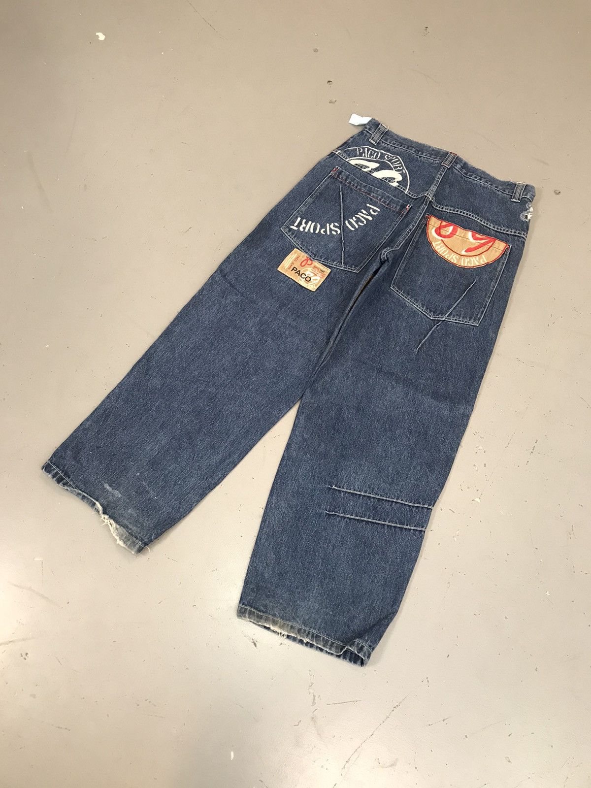 JNCO × Vintage Vintage paco printed embroidered denim Size US 34 / EU 50 - 11 Thumbnail