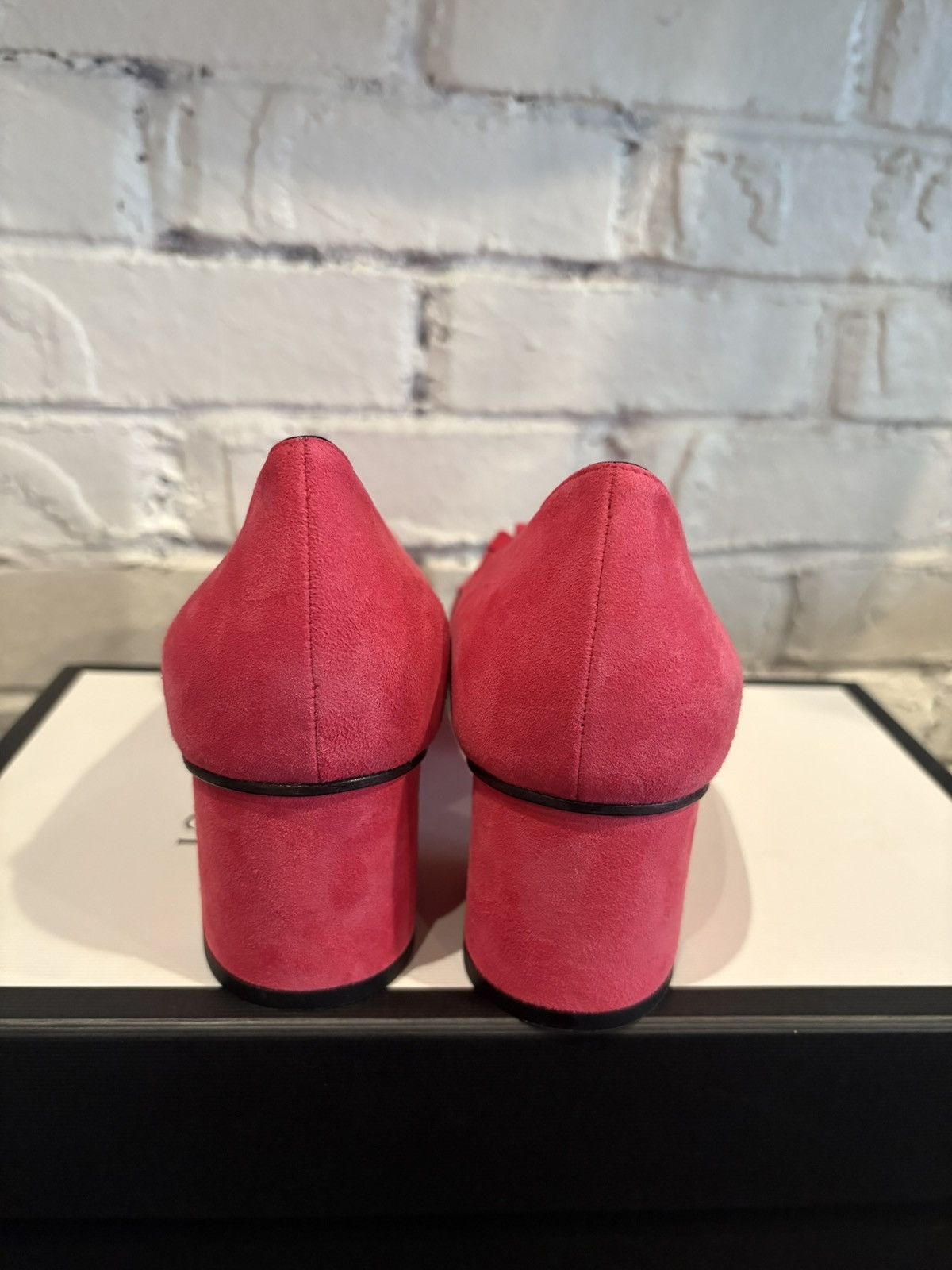 Gucci Gucci Suede Pink Pumps DS OG Size 39 Size US 9 / IT 39 - 3 Thumbnail