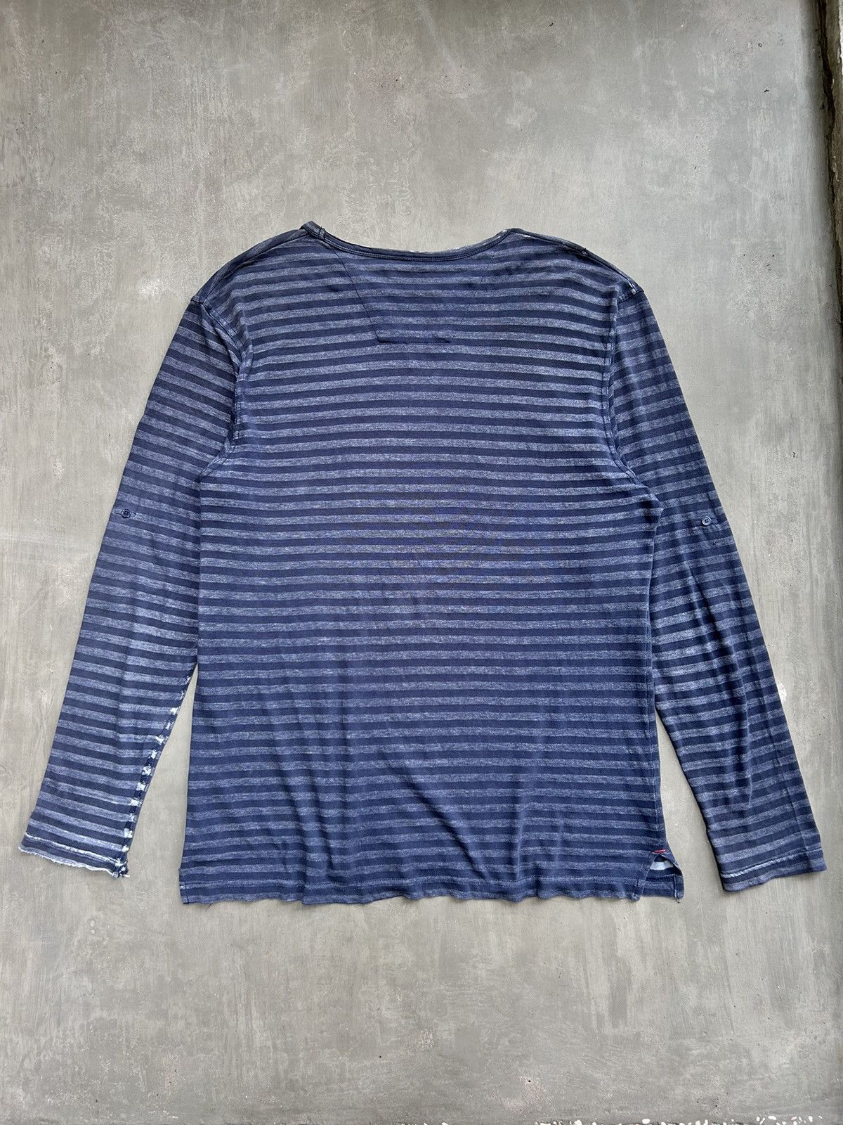 Alexander Julian × Colours Colours Striped Grunge Tee Kurt Cobain Style Size US XL / EU 56 / 4 - 11 Thumbnail