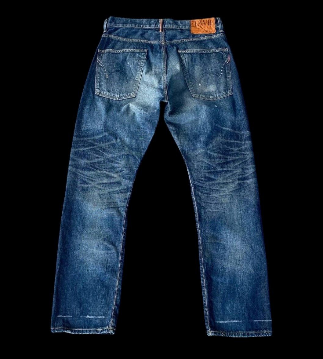 Edwin × Vintage VINTAGE EDWIN REDLINE LOT505 DISTRESSED DENIM BJ6-16 Size US 34 / EU 50 - 2 Thumbnail