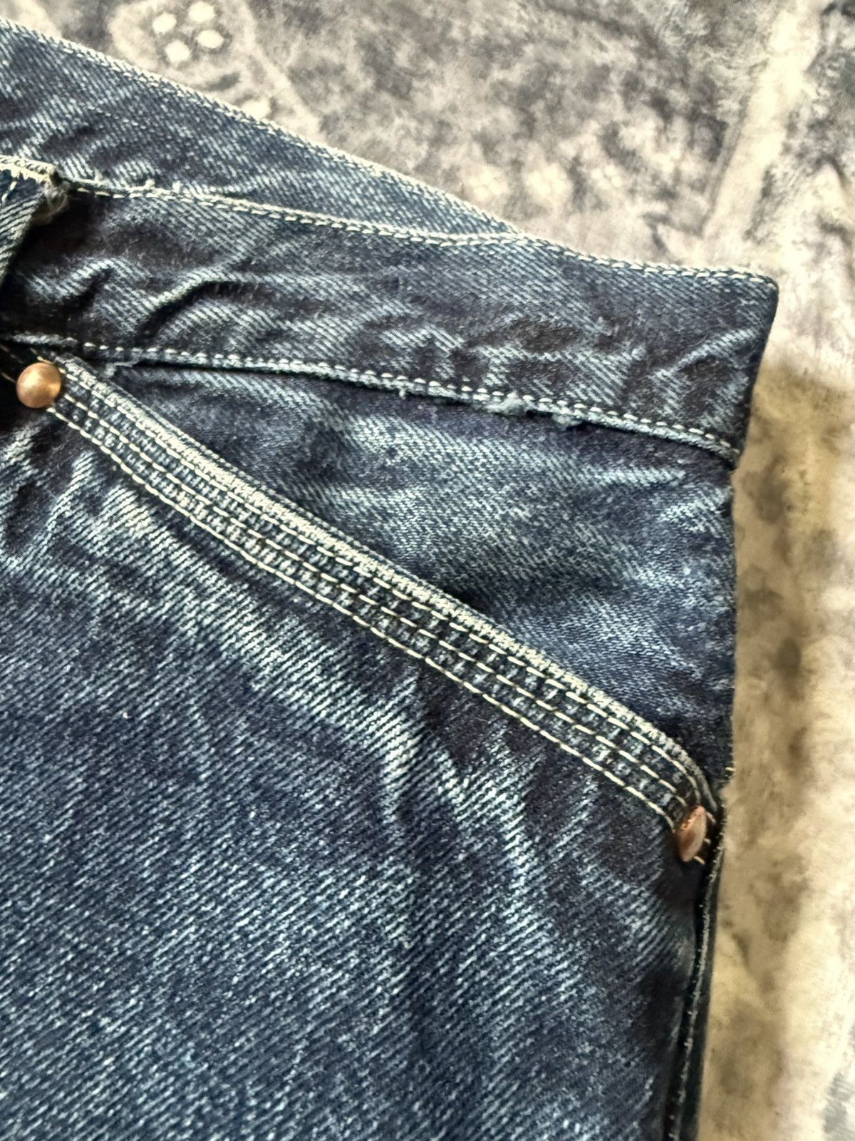 Indigo × Tender Co. Tender Co. Type 130 Pocket Mouth lining Selvage Jeans Size US 30 / EU 46 - 8 Thumbnail