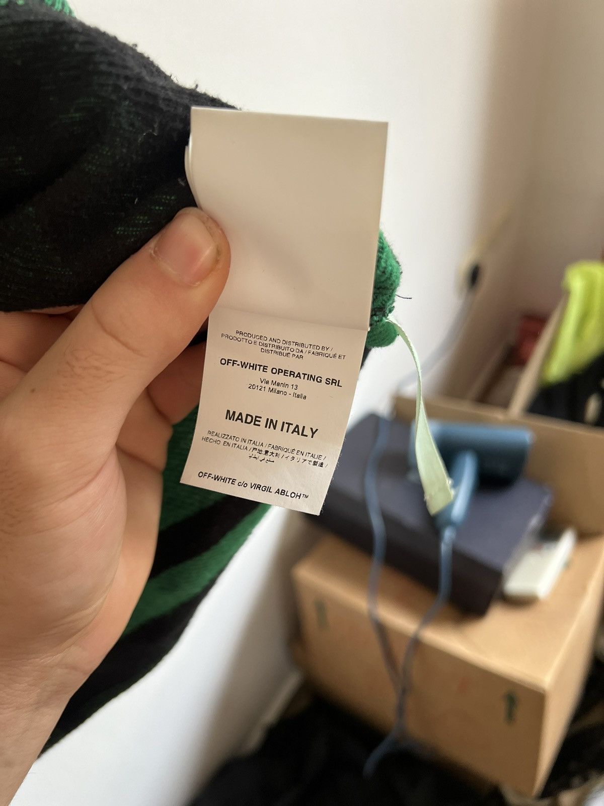 Off-White Off white Green flannel Size US M / EU 48-50 / 2 - 12 Thumbnail