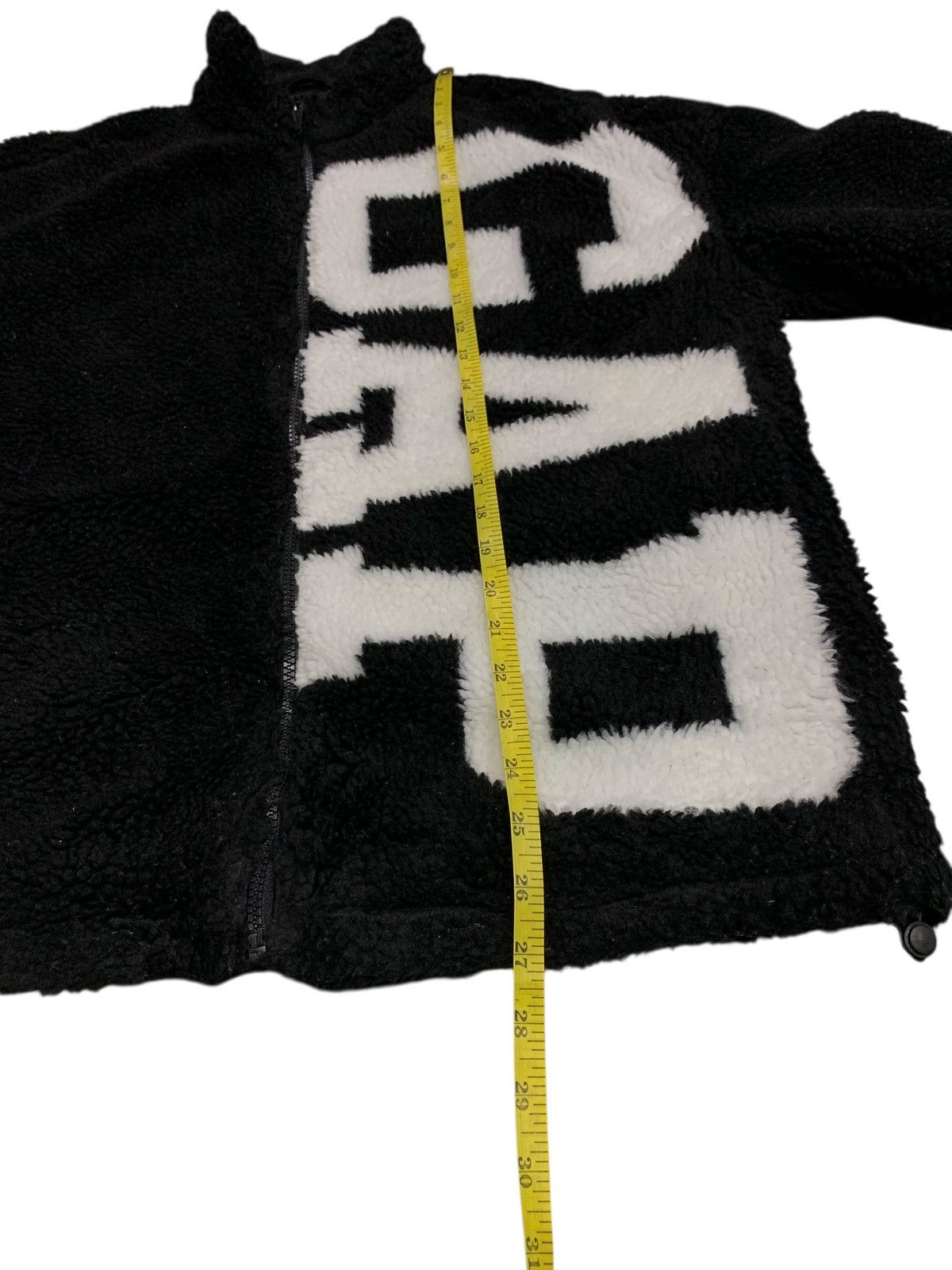 Gap Rare GAP Big Logo Sherpa Fleece Zipper Down Sweater Size US XS / EU 42 / 0 - 10 Thumbnail
