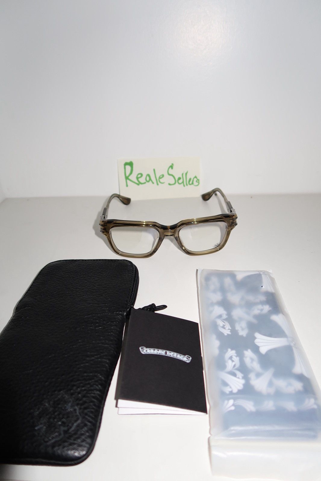 Chrome Hearts Chrome Hearts Bulge Glasses Army Green Size ONE SIZE - 10 Thumbnail