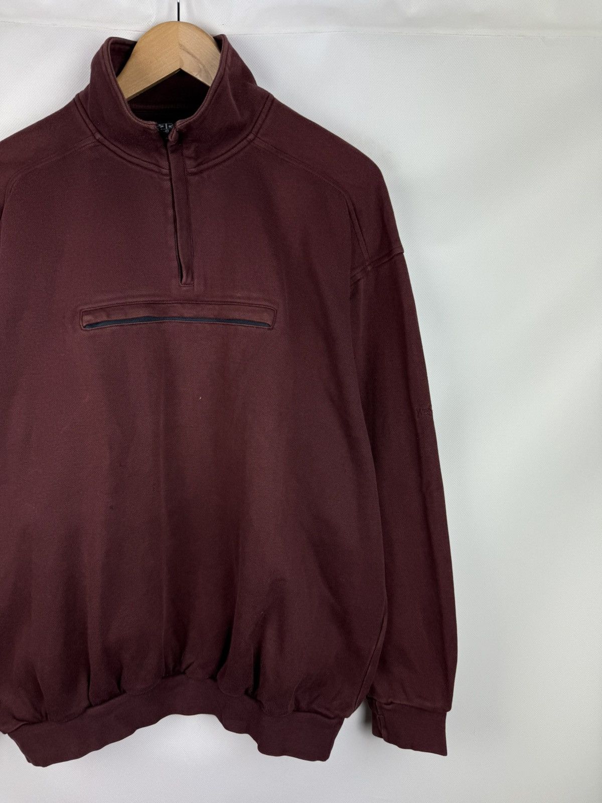 Yves Saint Laurent YSL Yves Saint Laurent Vintage 1/4 Zip Sweatshirt Pullover Size US XXL / EU 58 / 5 - 3 Thumbnail