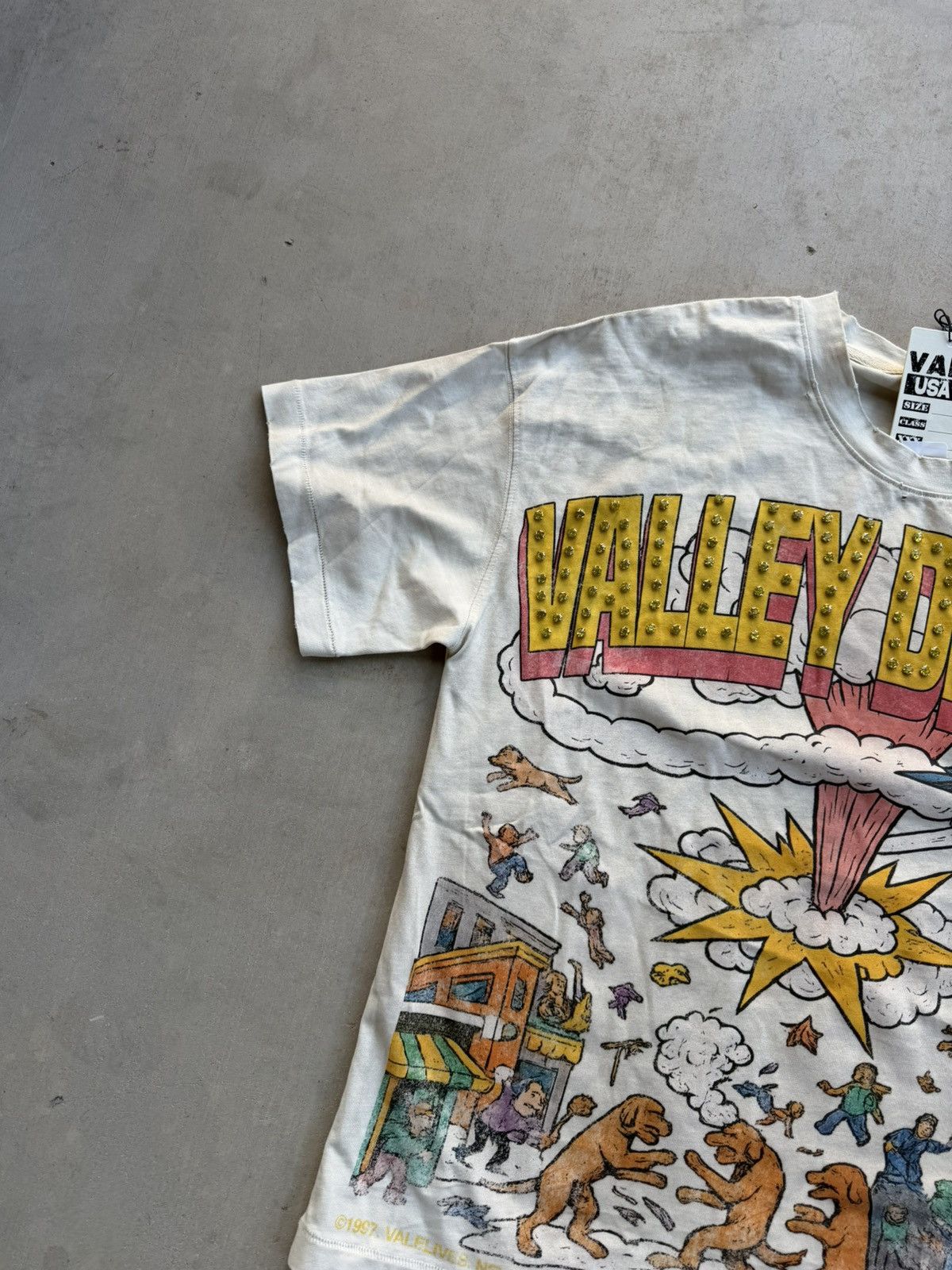 Vale Vale Forever Chaos Bling Tee Tan Size Small Size US S / EU 44-46 / 1 - 6 Thumbnail