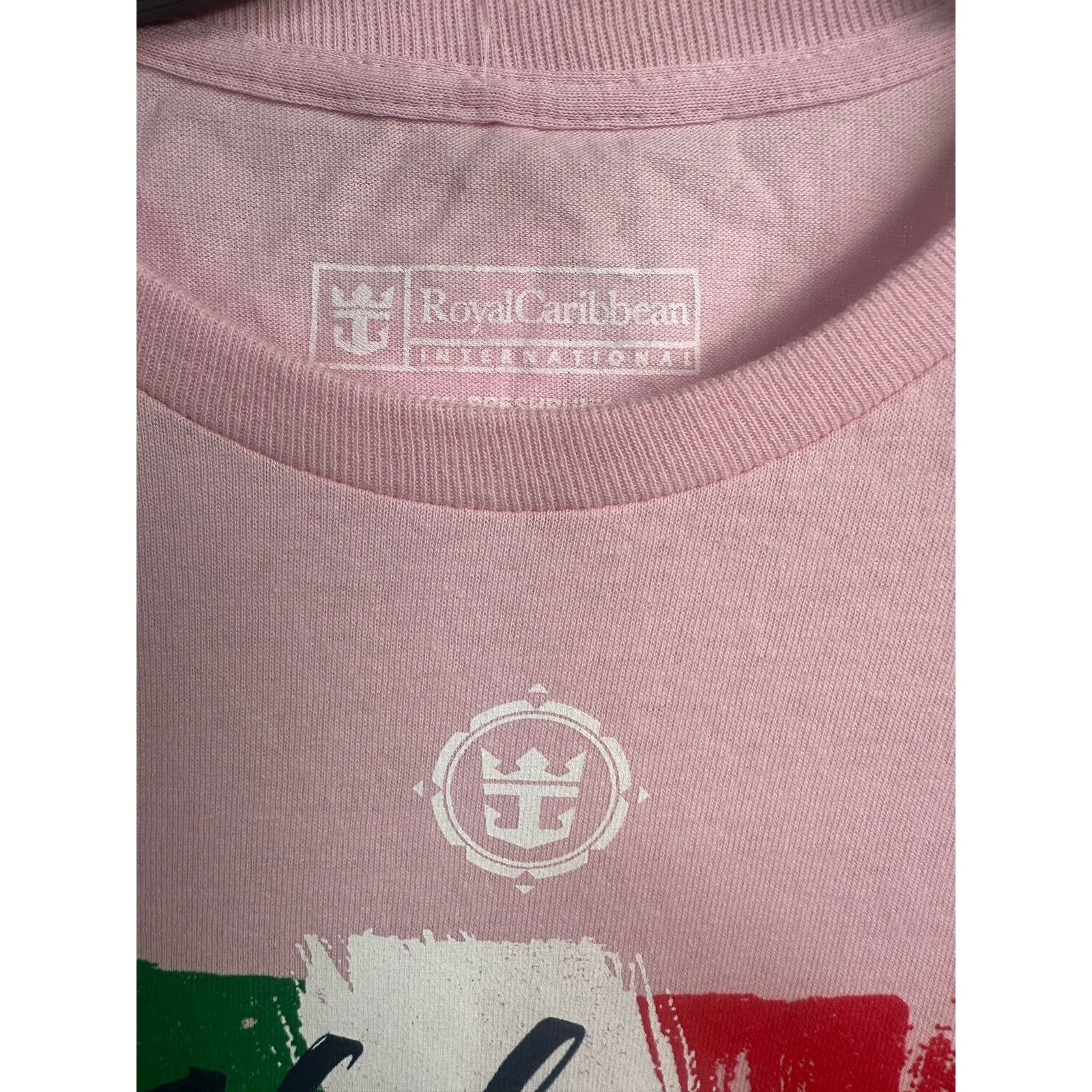 Other Royal Caribbean Pink Italy T-Shirt - Size M - New Size M / US 6-8 / IT 42-44 - 3 Thumbnail