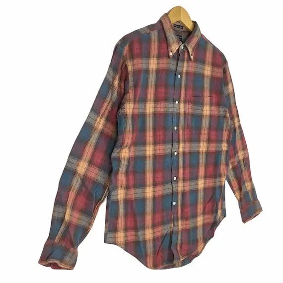 Sugar Cane Vtg SUGAR CANE Plaid Button Casual Tee Shirt Toyo Enterprise Size US L / EU 52-54 / 3 - 3 Thumbnail
