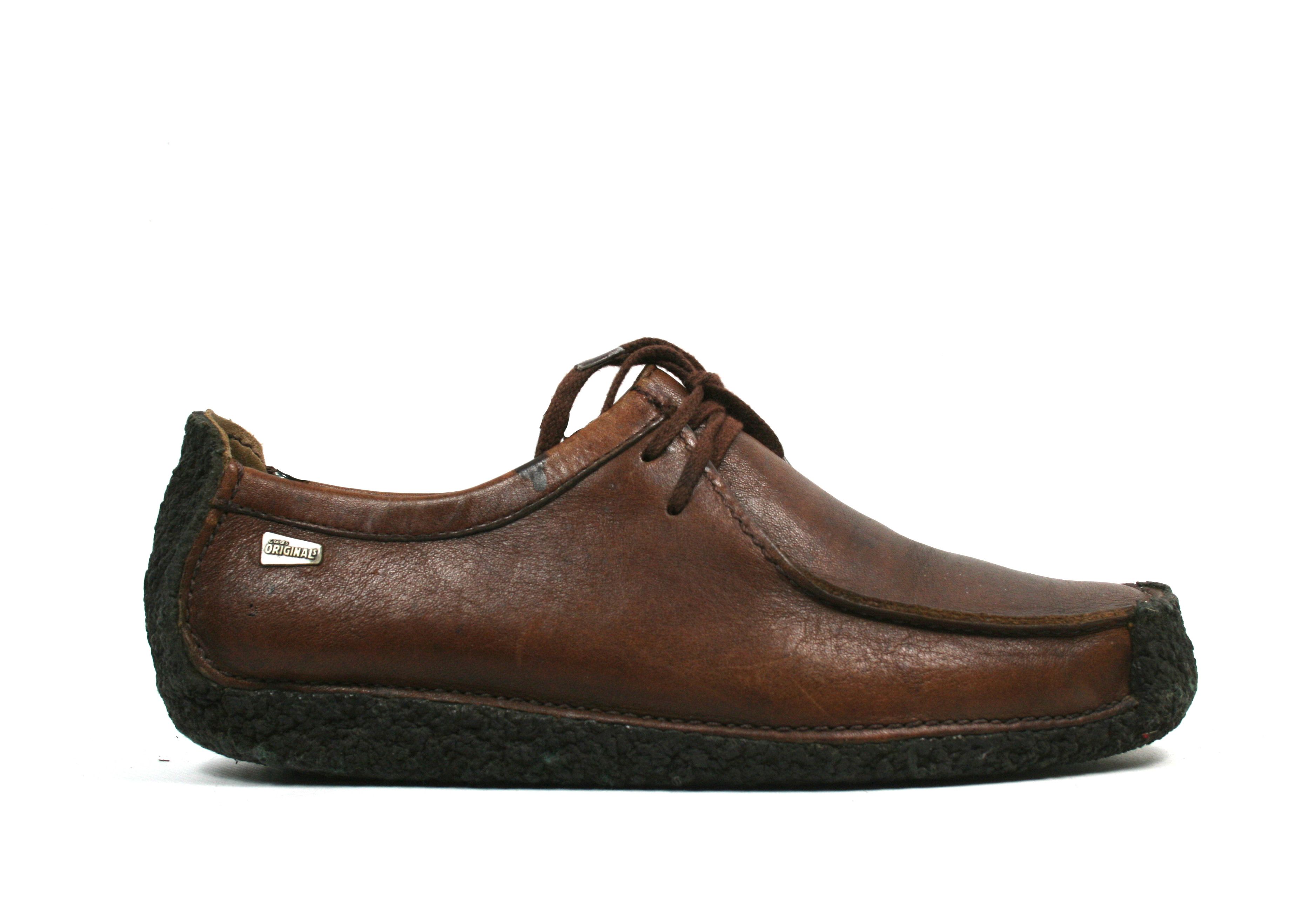 Clarks Wallabee Rubber Leather Shoes Size US 9 / EU 42 - 1 Thumbnail
