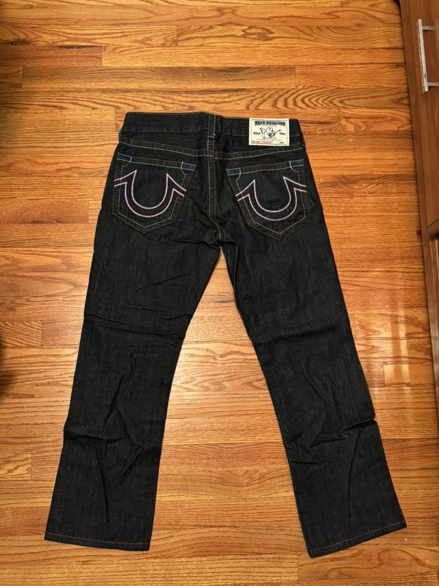 True Religion × Vintage Rare Vintage True Religion Red White and Blue Stitching Size US 32 / EU 48 - 1 Thumbnail