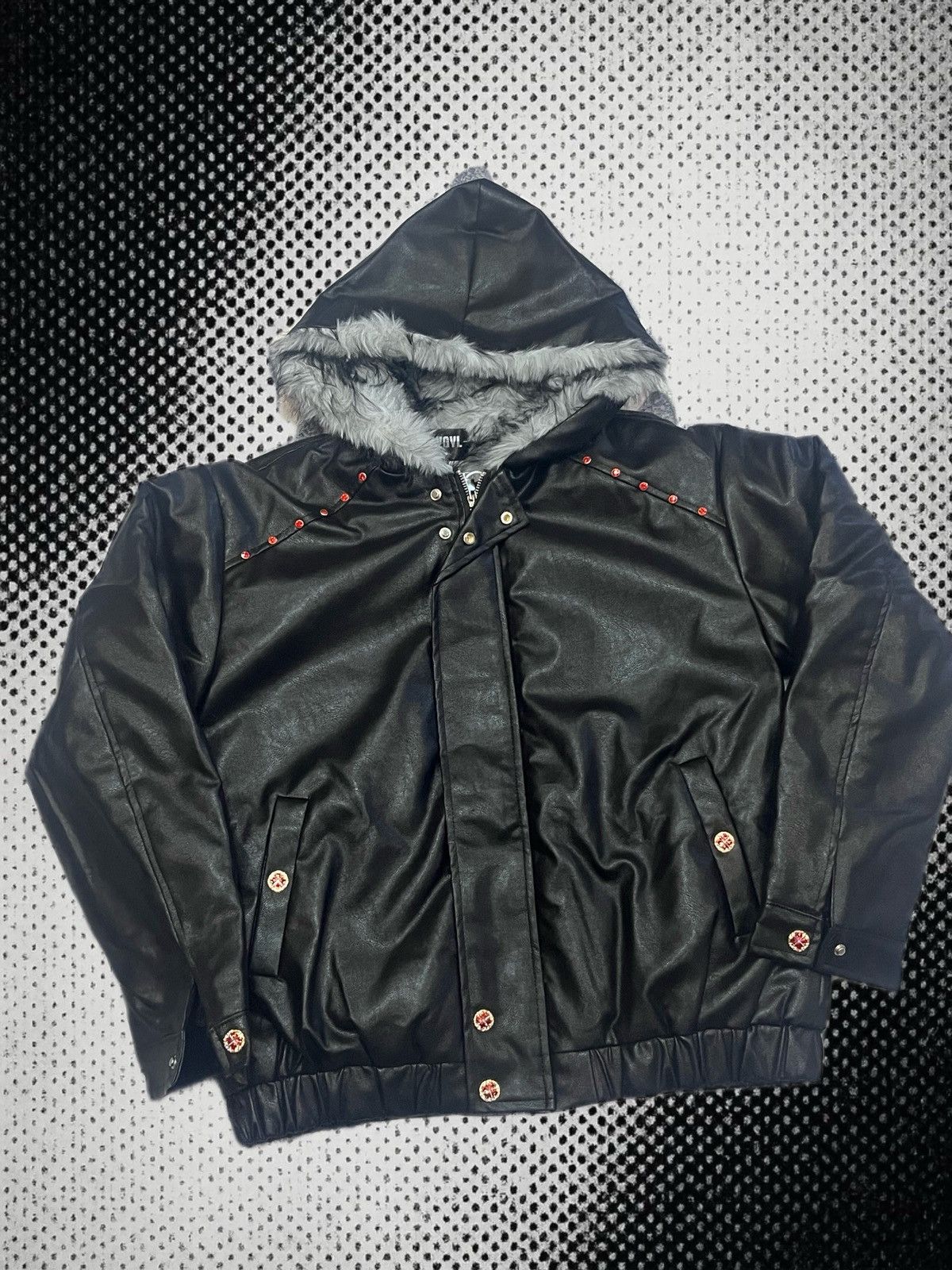 Other Leather black jacket in streetwear style unisex Size US M / EU 48-50 / 2 - 2 Thumbnail