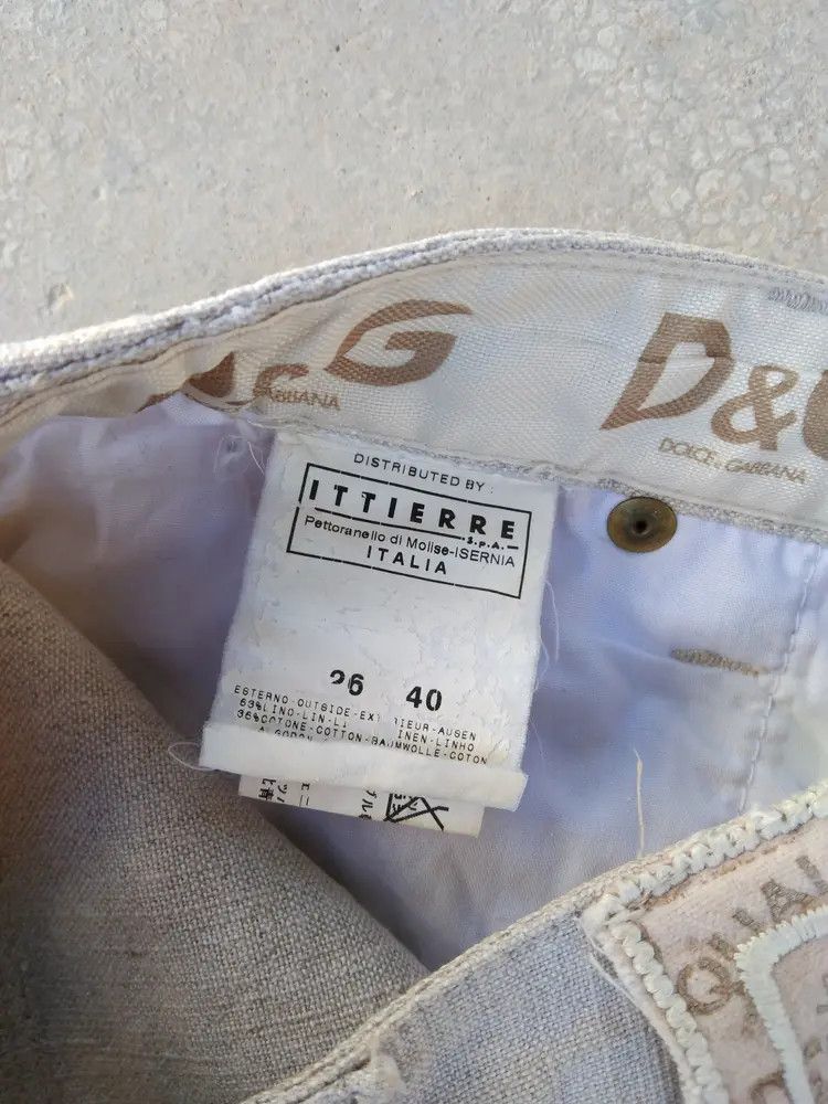 Dolce & Gabbana Vintage Dolce & Gabbana Boot Cut Pants 26x30 Size US 26 / EU 42 - 6 Thumbnail
