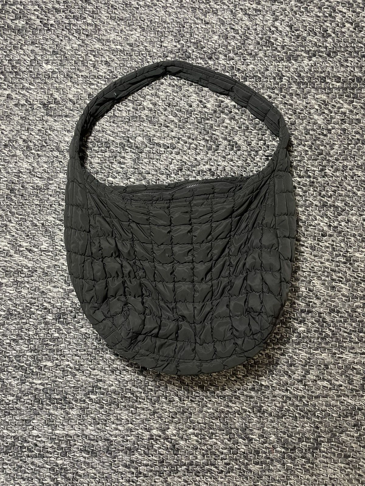 image of Cos Oversized Quilted Bag in Black, Men's