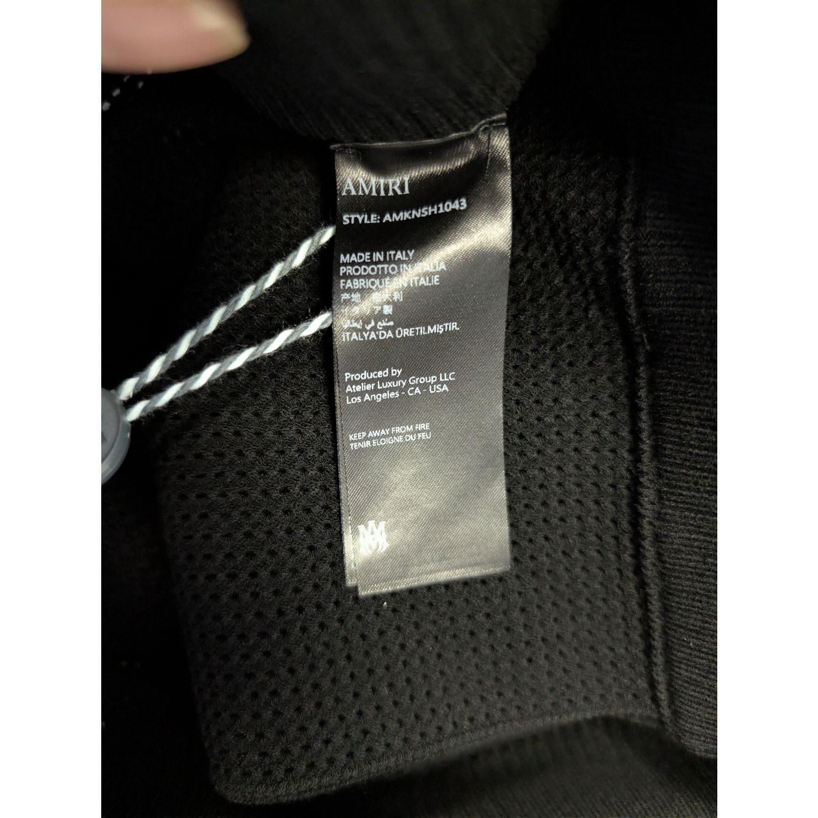 Amiri o1rshd1 Club Amiri Crochet Short Shorts in Black Size US 36 / EU 52 - 15 Thumbnail