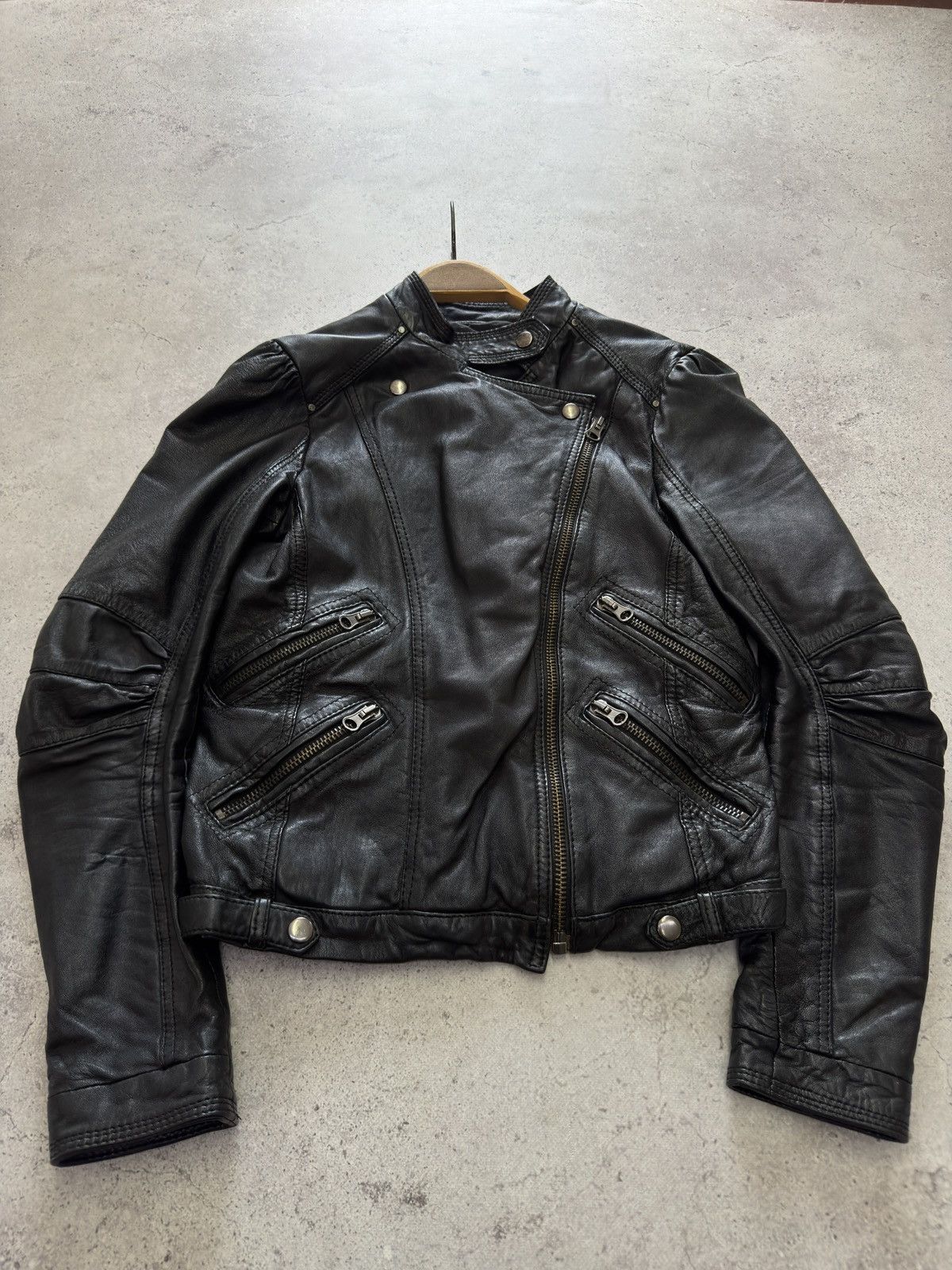 Rick Owens Vintage Multi-Zip Asymmetric Real Soft Leather Jacket Size US S / EU 44-46 / 1 - 2 Thumbnail