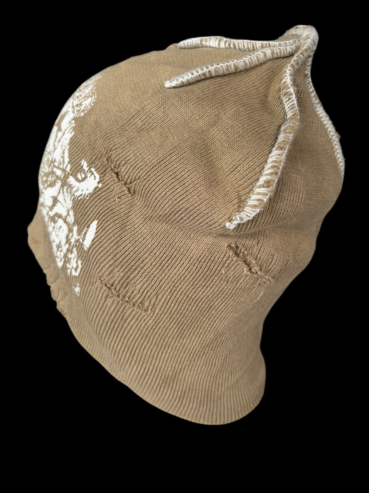 Japanese Brand × Kapital × Vintage Japanese Distressed Punk Style Beanie Hats Rare☠️☠️ Size ONE SIZE - 7 Thumbnail