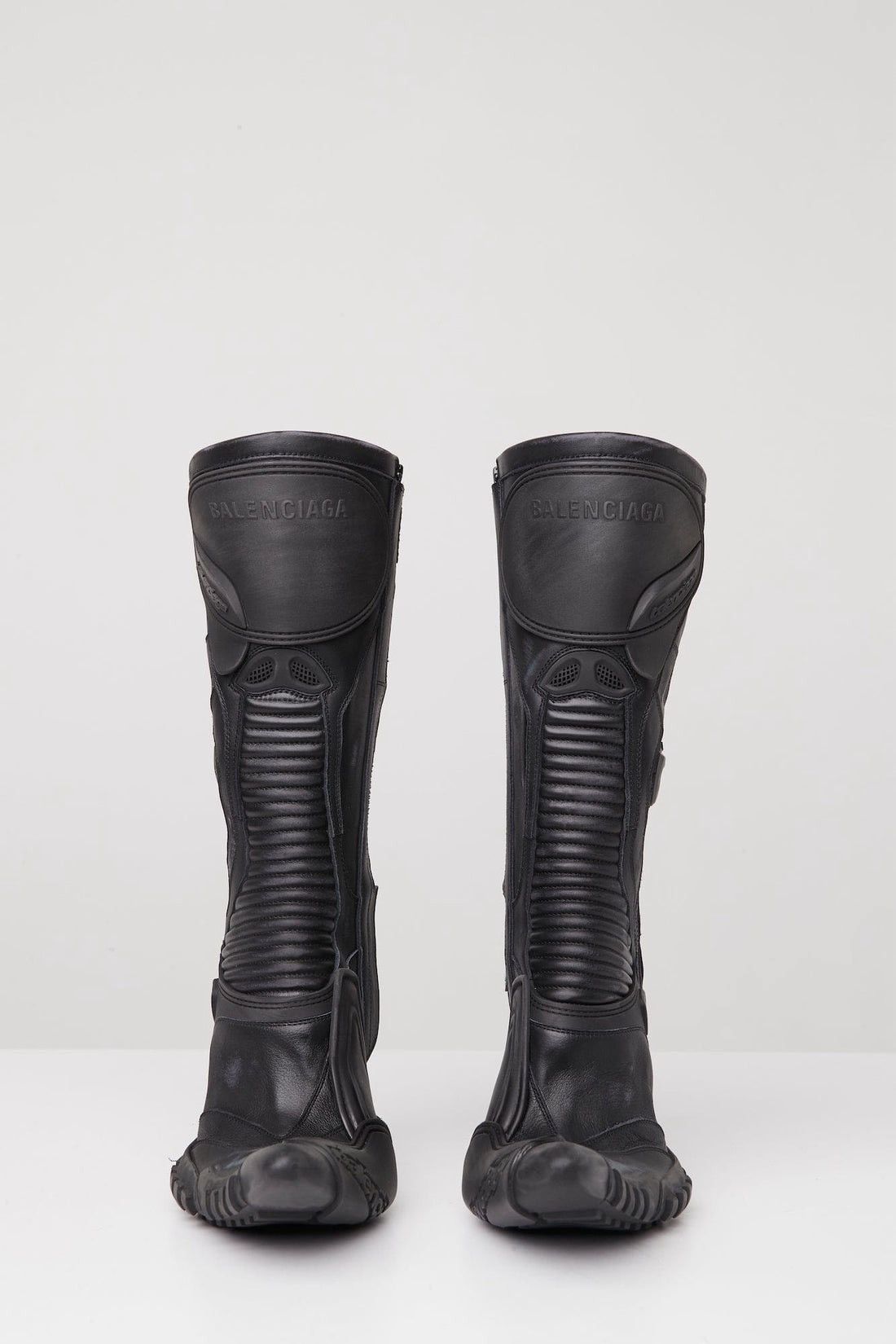 Balenciaga 🔥$4.9K VALUE🔥 Black Leather Biker Boots Size US 11 / IT 41 - 2 Thumbnail