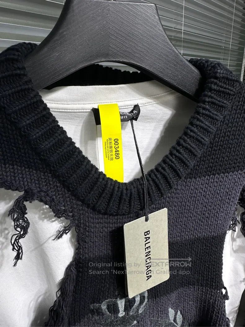 Balenciaga Balenciaga Destroyed, oversized, crown and wheat embroider Size US M / EU 48-50 / 2 - 3 Thumbnail
