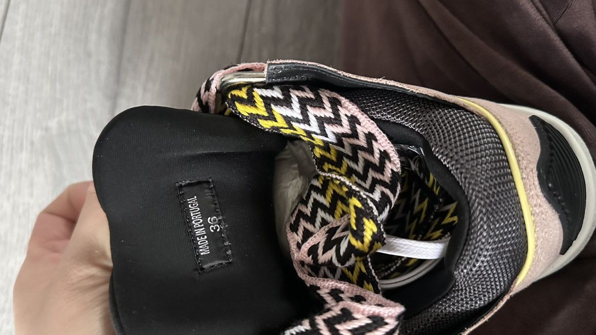 Lanvin Lanvin Curb Sneaker Pink Black Yellow Size US 5 / IT 35 - 7 Thumbnail