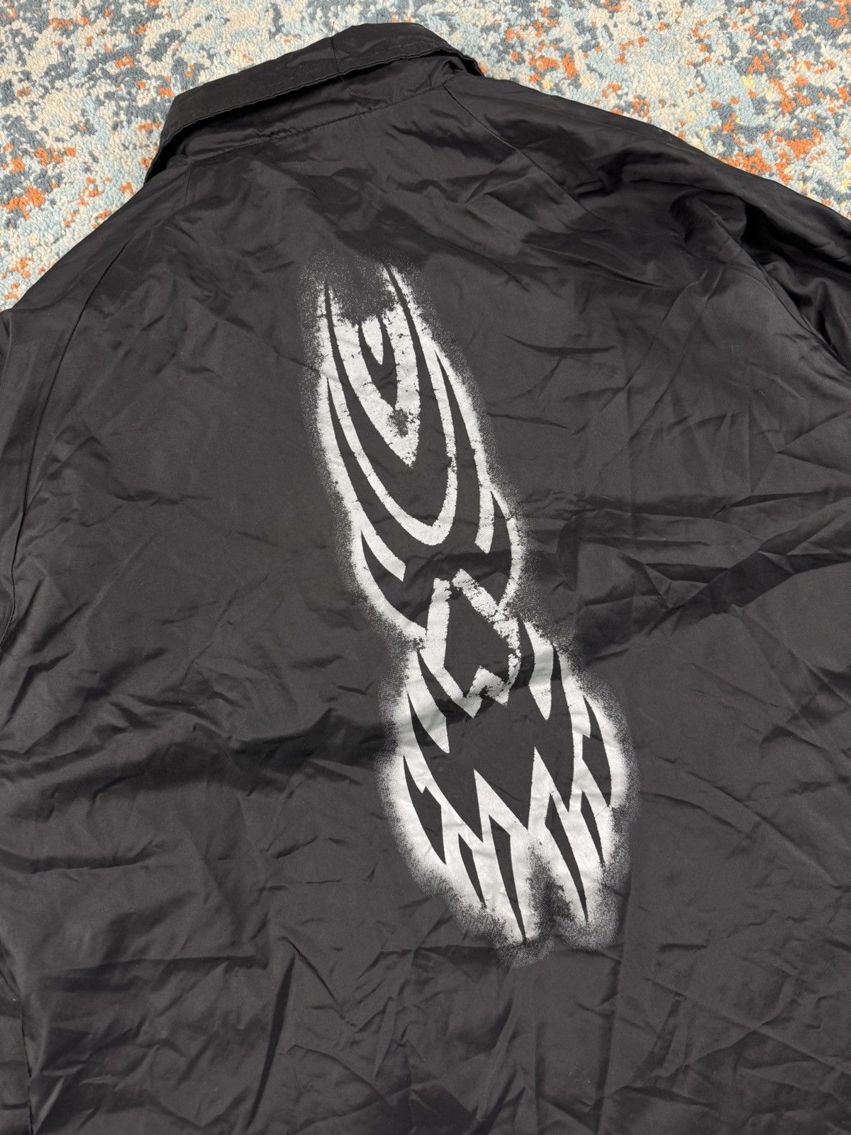 Vintage Ultra Rare Vintage 90s Dope metal band tribal graphic jacket Size US S / EU 44-46 / 1 - 7 Thumbnail