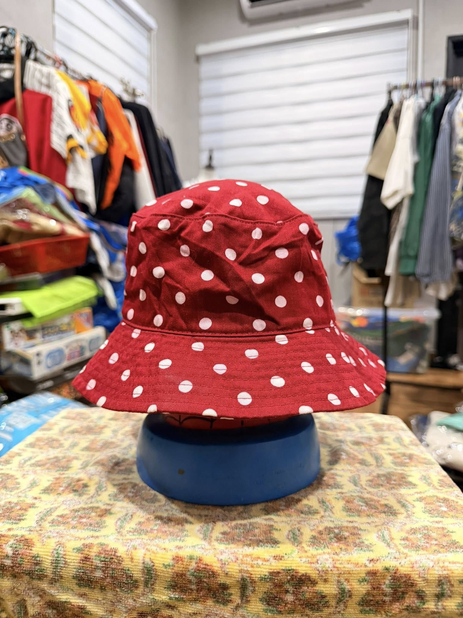 Uniqlo uniqlo polka dot bucket hat 57 cm Size ONE SIZE - 7 Thumbnail