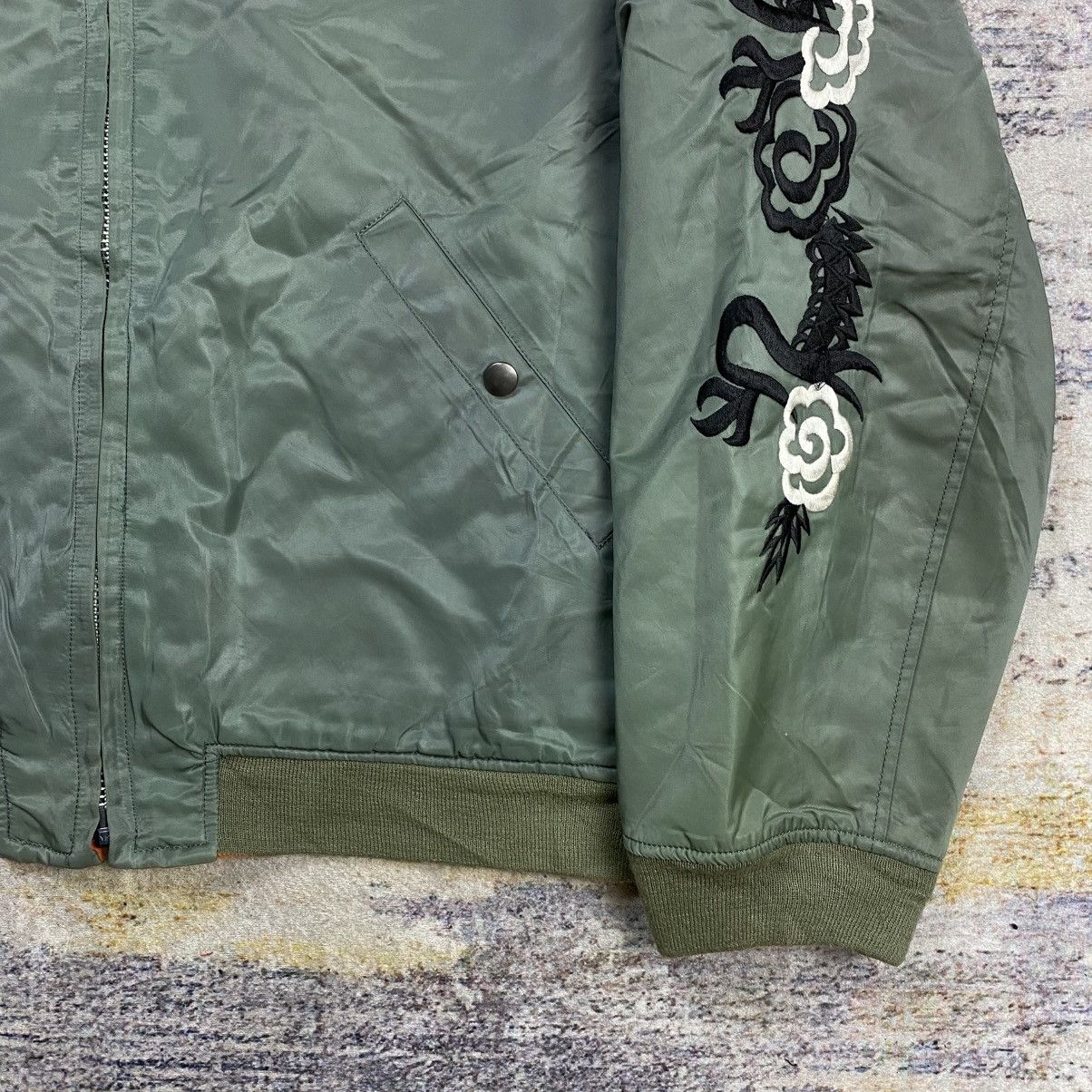 Bape Vintage bape embroidery dragon reversible bomber jacket Size US XL / EU 56 / 4 - 4 Thumbnail