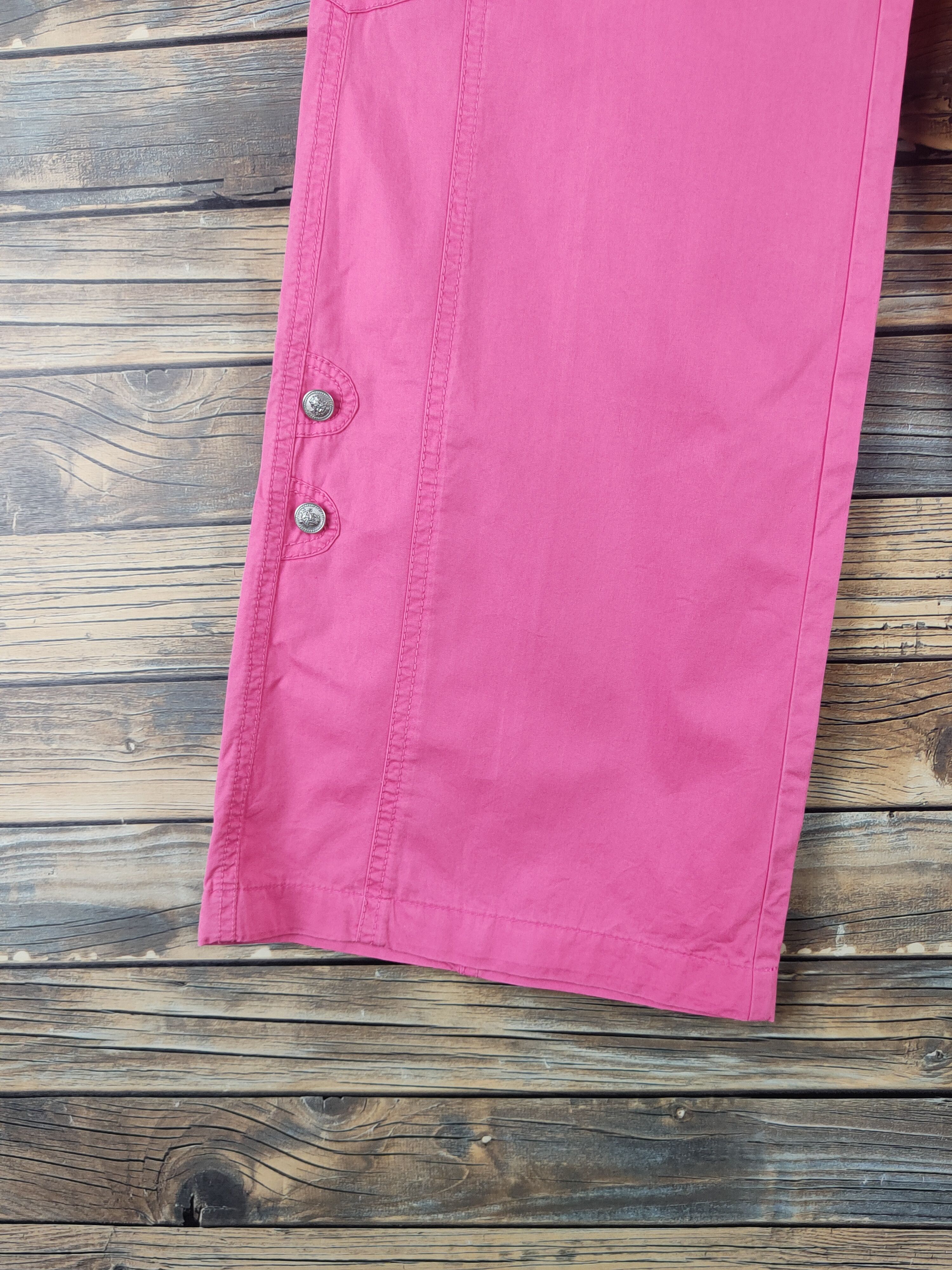 Japanese Brand DL Clride Pink Multipocket Tactical Cargo Pants #1364 Size 30" / US 8 / IT 44 - 4 Thumbnail