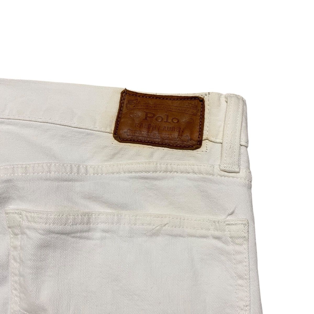 Polo Ralph Lauren Sullivan Slim White Damage Jeans Size US 36 / EU 52 - 14 Thumbnail