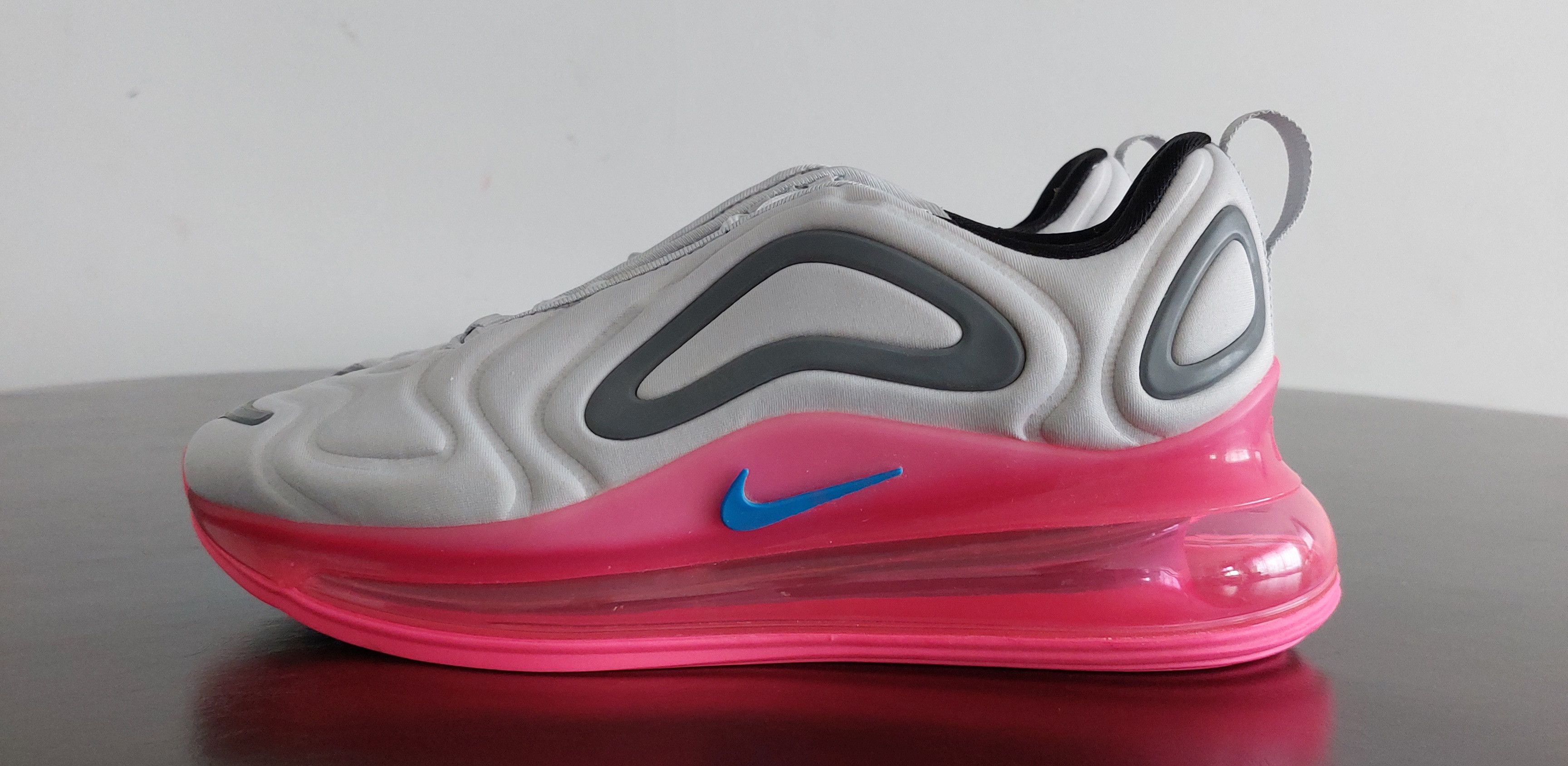Nike Nike Air Max 720 (GS) White Pink Silver Size US 8 / IT 38 - 4 Thumbnail