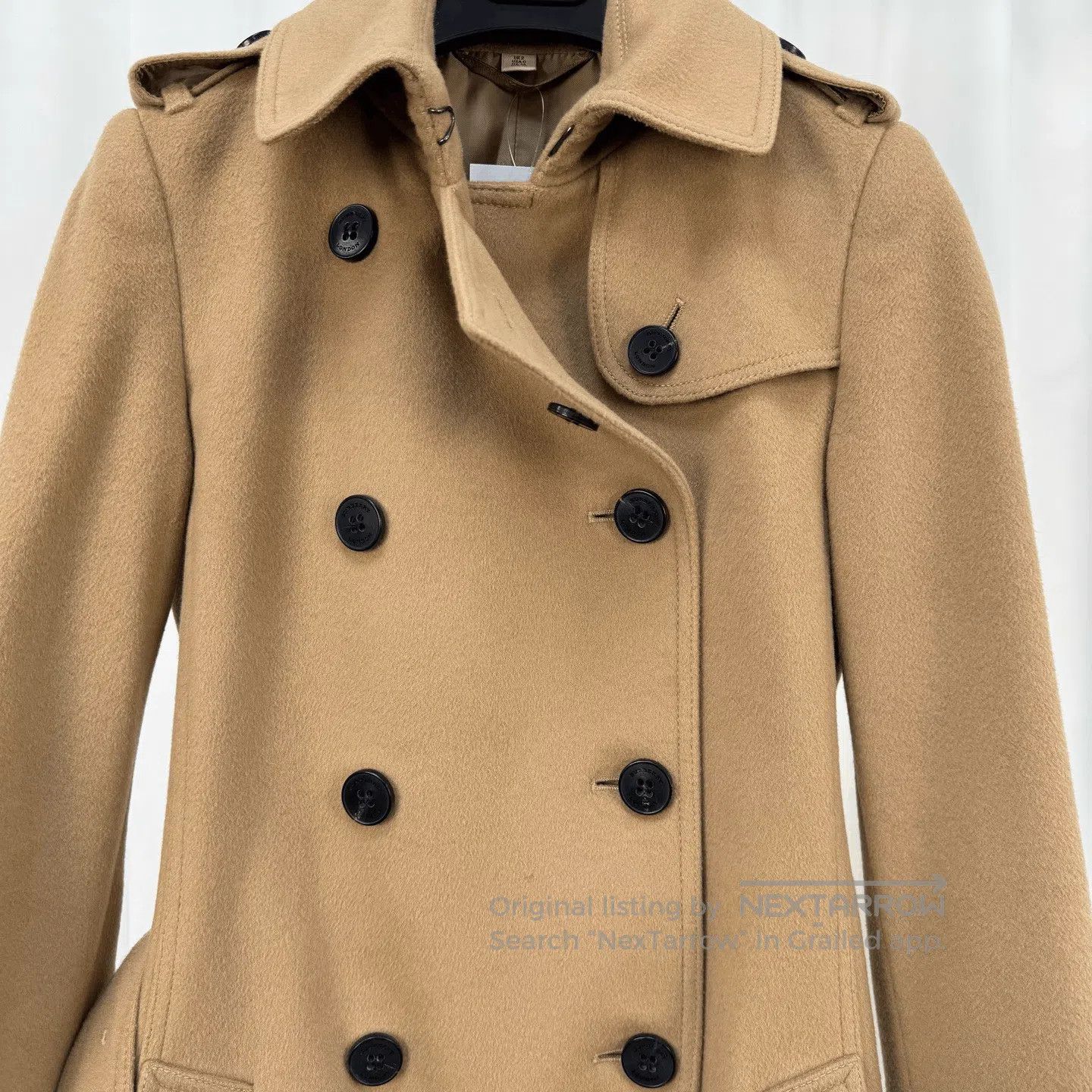Burberry Burberry Camel Wool Double. Size M / US 6-8 / IT 42-44 - 3 Thumbnail