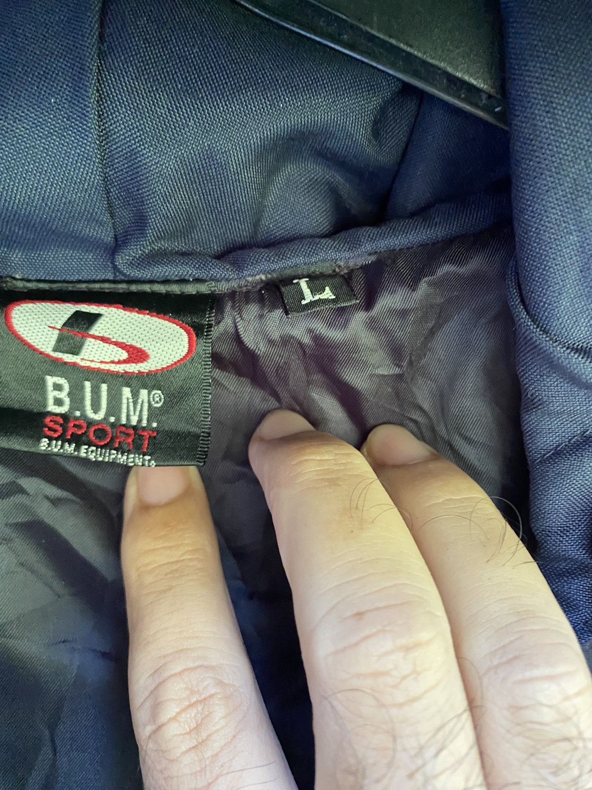 B.U.M Equipment Oversized B.U.M Half Zipper Anorak Nylon Fleece Hoodie Size US L / EU 52-54 / 3 - 11 Thumbnail
