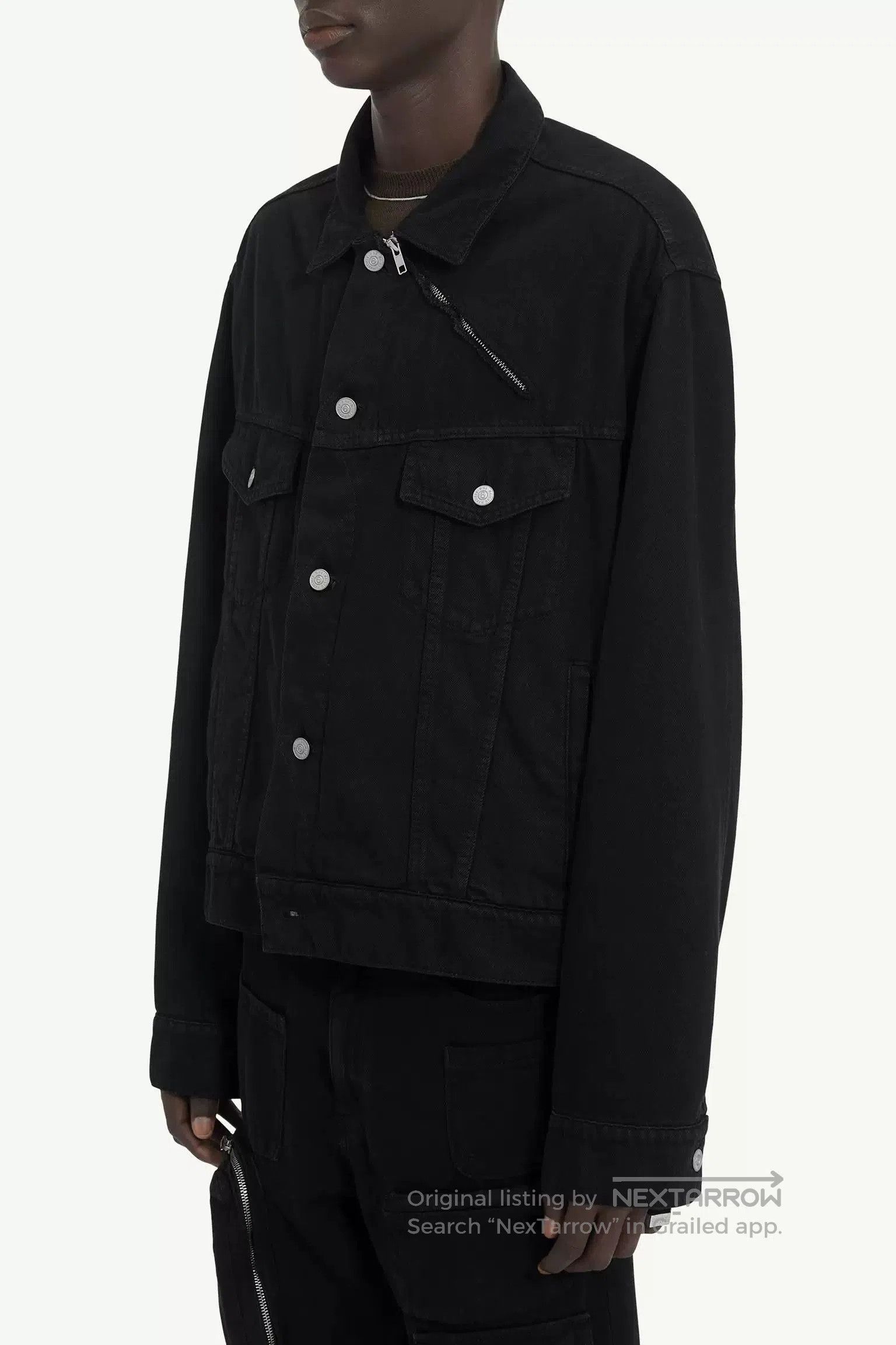 Maison Margiela Maison Margiela MM6 Zip Collar Denim Jacket. Size US S / EU 44-46 / 1 - 7 Thumbnail