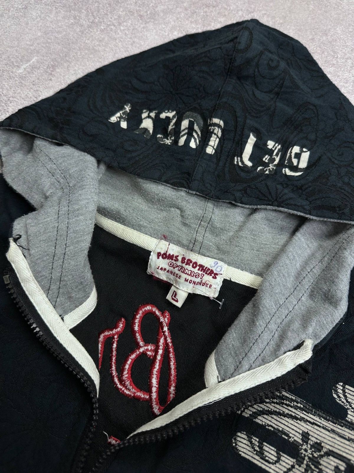 Hysteric Glamour LGB If Six Was Nine Japanese Embroidery Boxy Hoodie L Size US L / EU 52-54 / 3 - 7 Thumbnail
