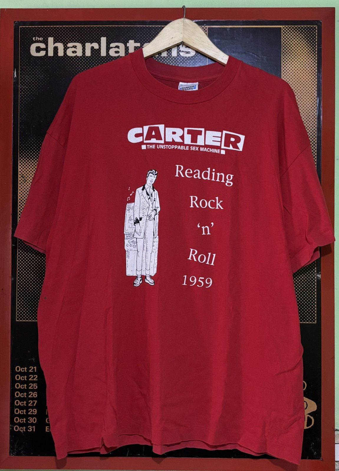 Band Tees Carter the Unstoppable Sex Machine,The Charlatans,Shed Seven Size US XL / EU 56 / 4 - 1 Thumbnail