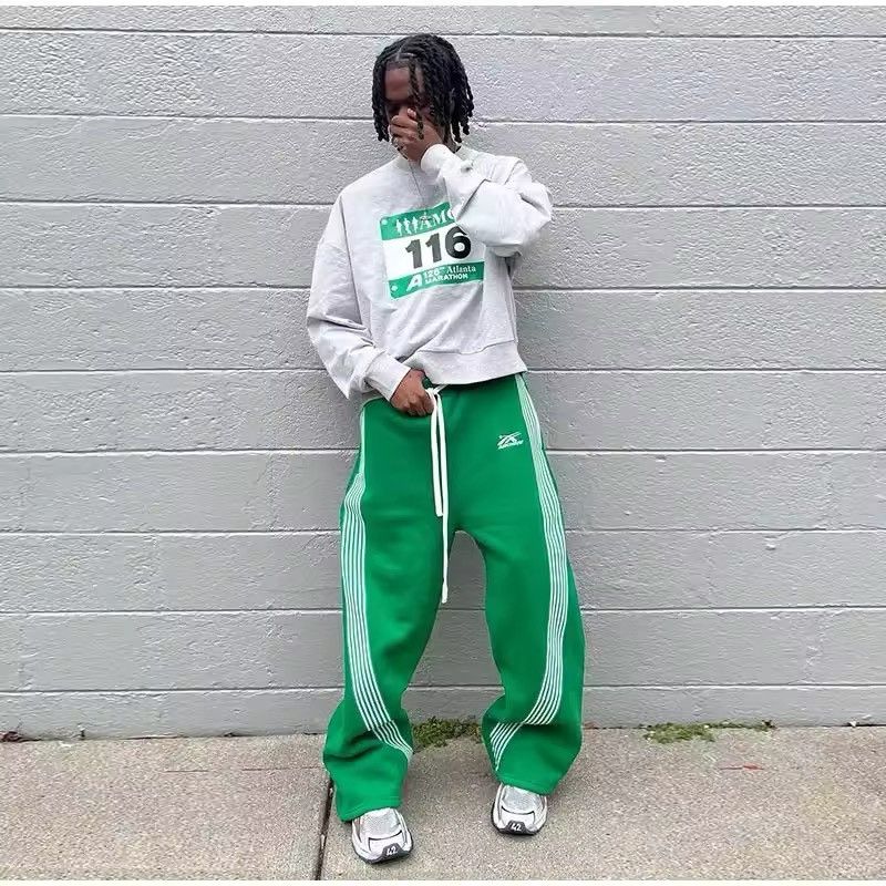 Japanese Brand × Other Pure Cotton Elastic Waist Baggy Sweatpants Size US 33 - 1 Thumbnail