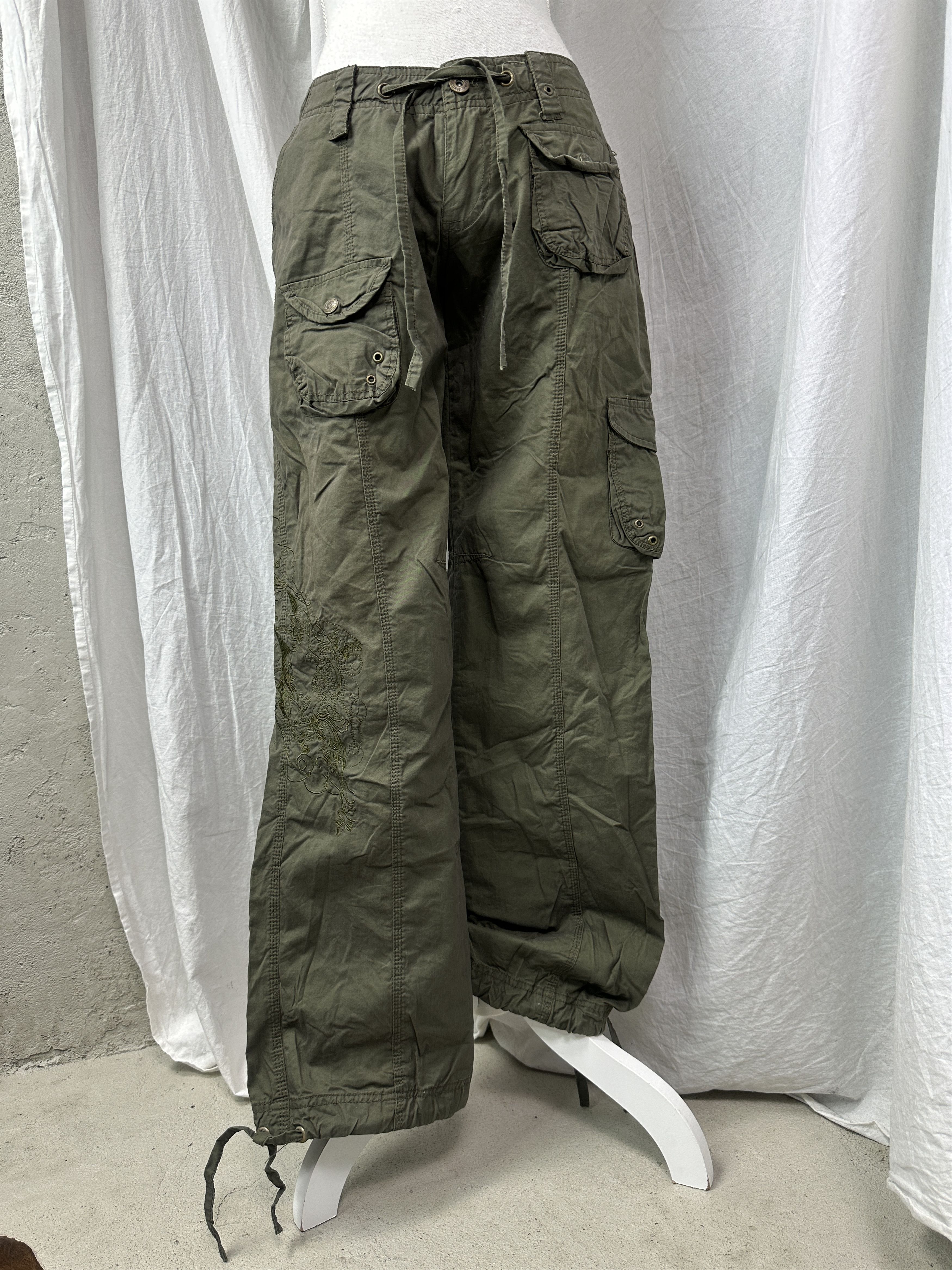 Vintage Vintage Streetwear Cargo Military Styled Pants 00s Size US 31 - 1 Thumbnail